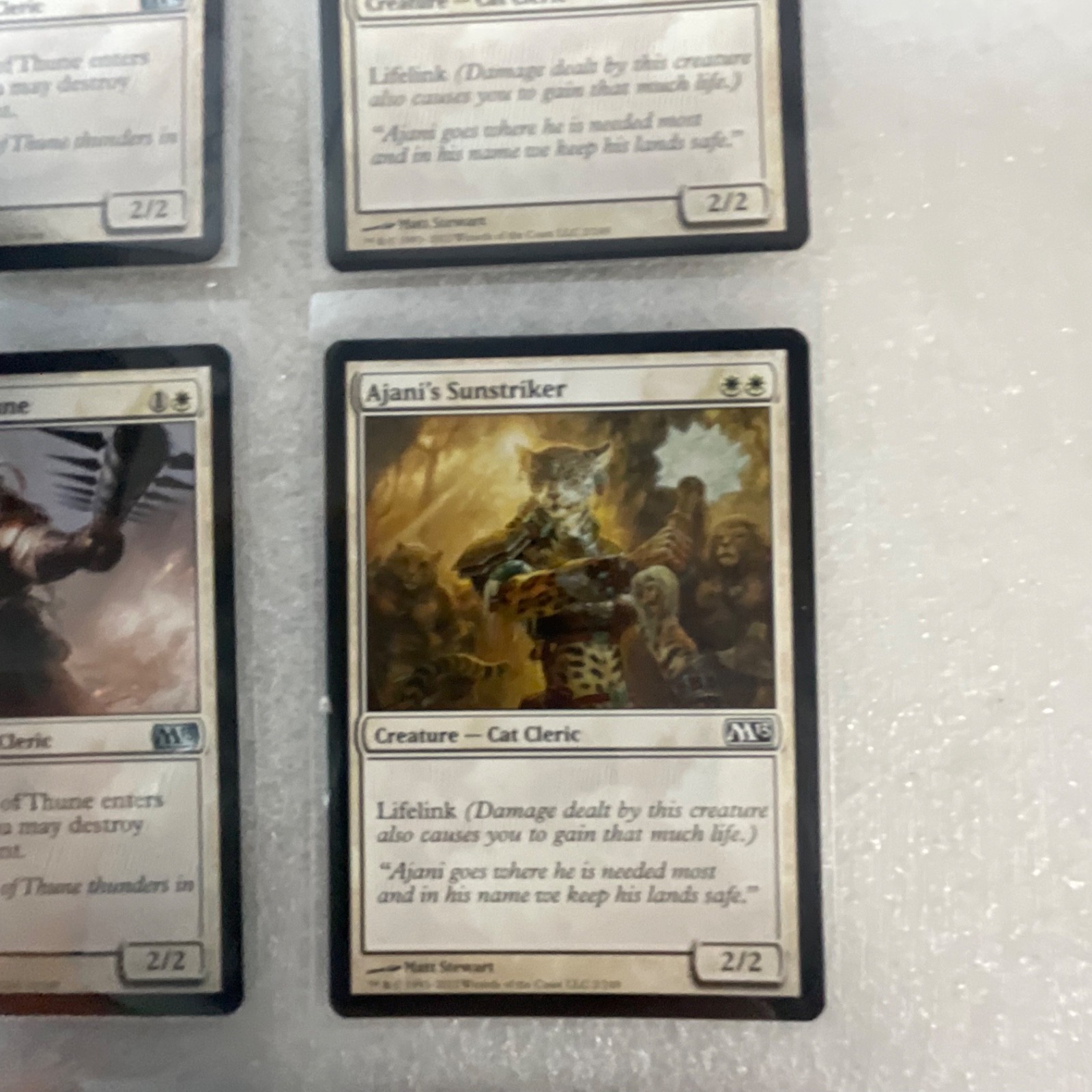Magic the Gathering Lot of 20 White M13 Serra Angel Ajani’s Sunstriker - Image 20