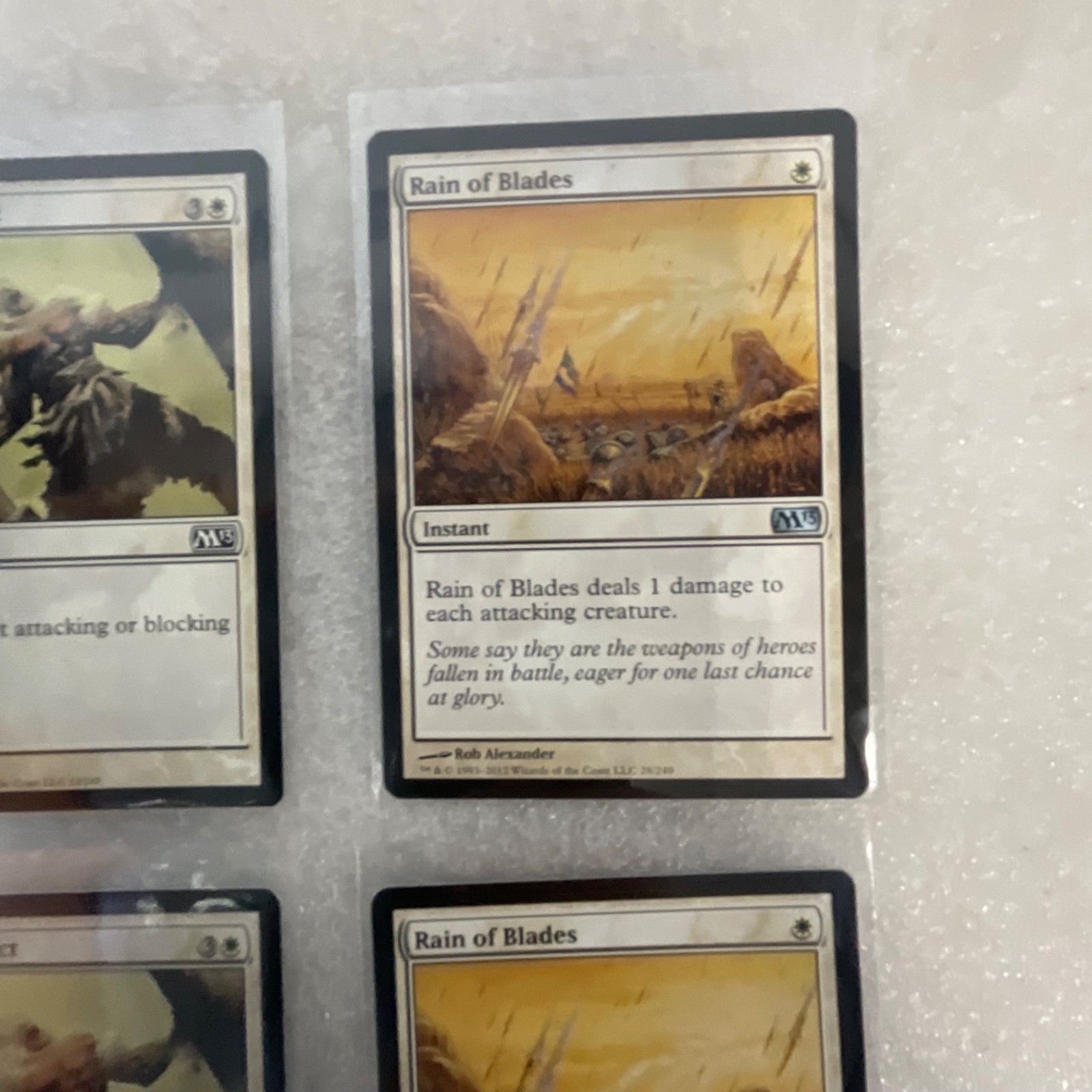 Magic the Gathering Lot of 20 White M13 Divine Verdict Captain's Call - Image 18