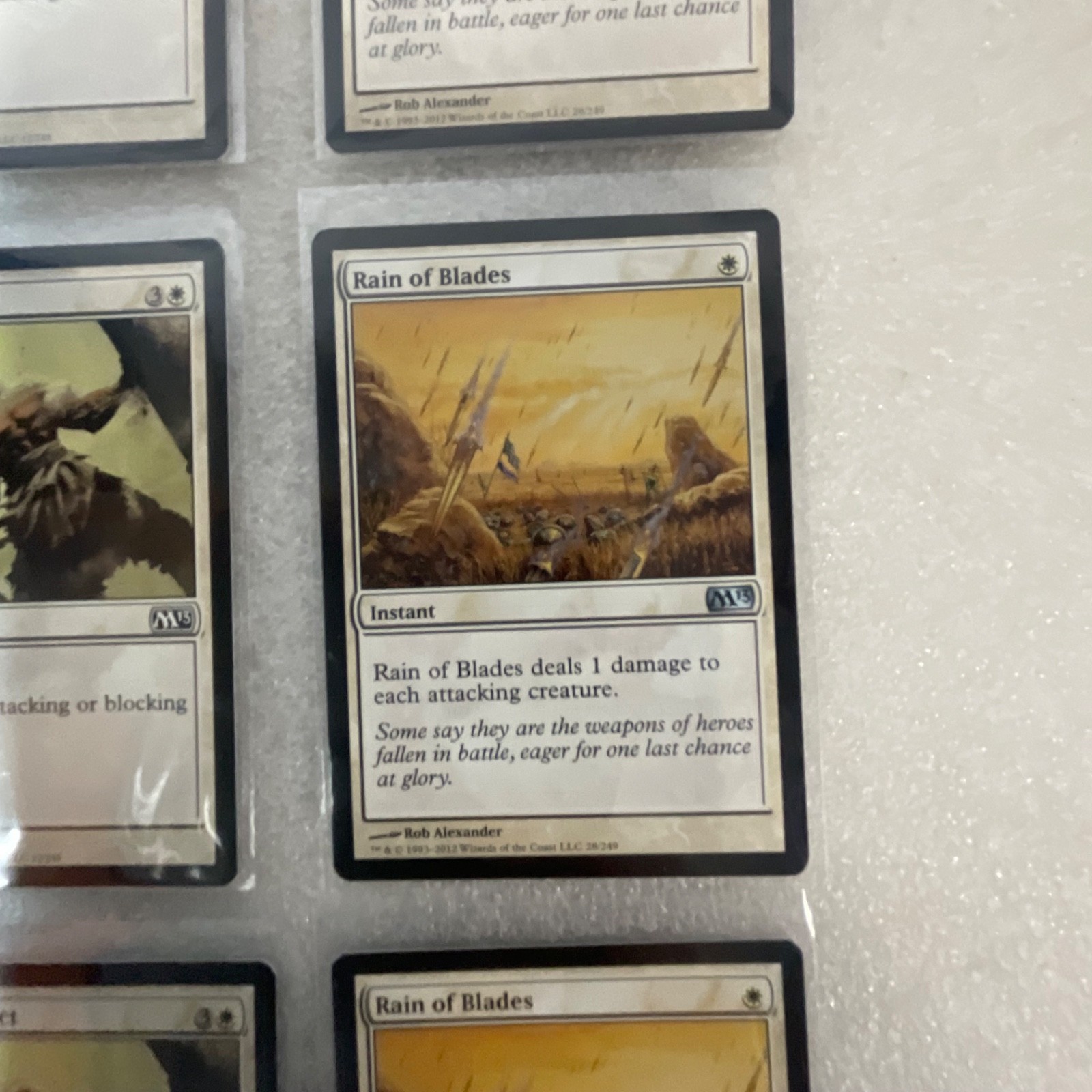 Magic the Gathering Lot of 20 White M13 Divine Verdict Captain's Call - Image 19