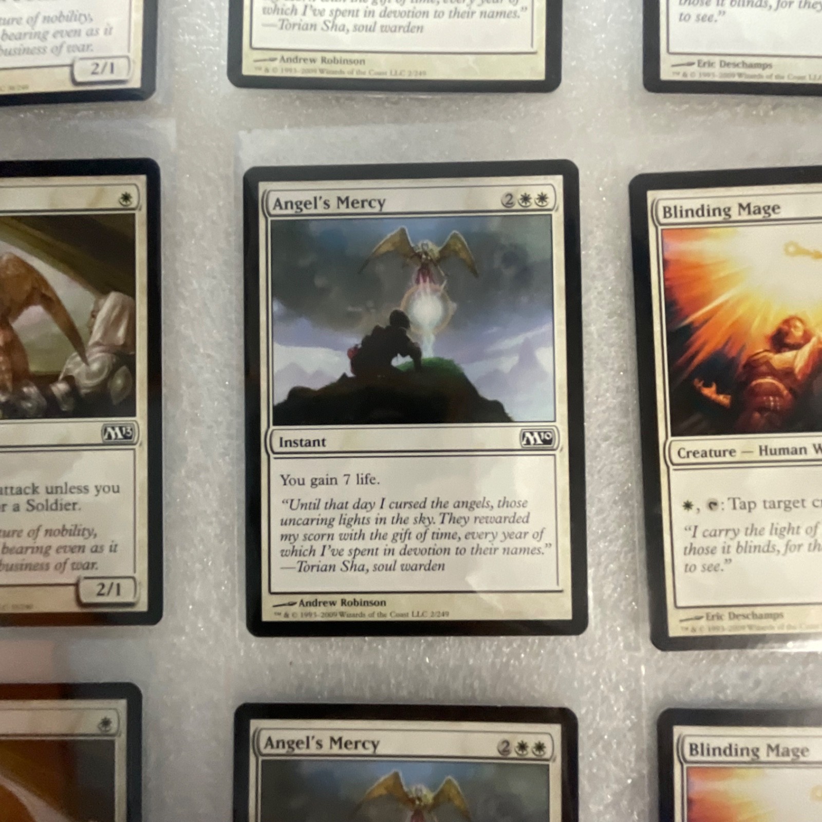 Magic the Gathering Lot of 20 White M13 War Falcon Divine Verdict - Image 7