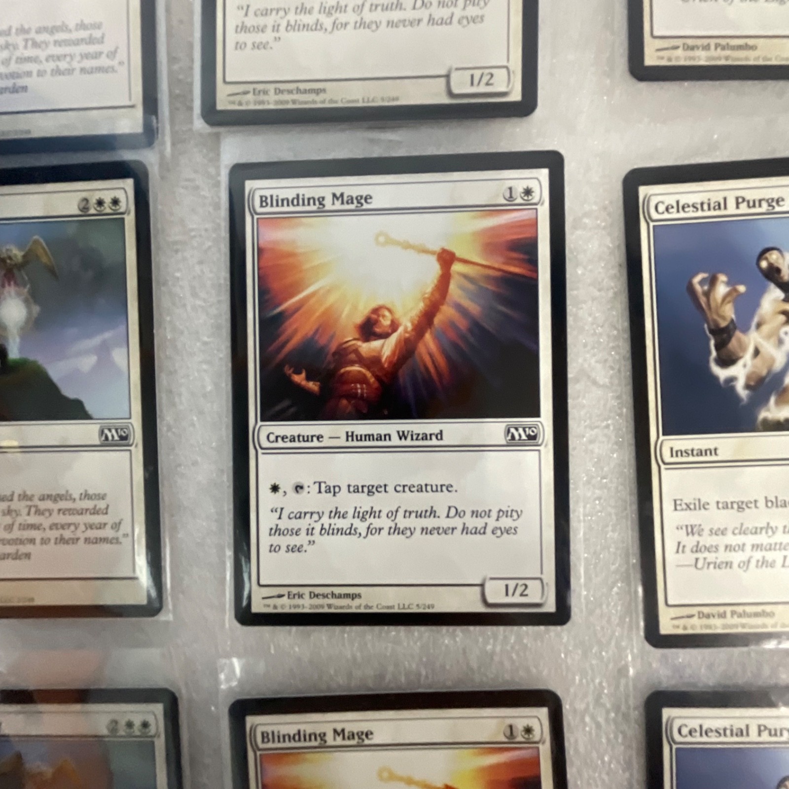 Magic the Gathering Lot of 20 White M13 War Falcon Divine Verdict - Image 11