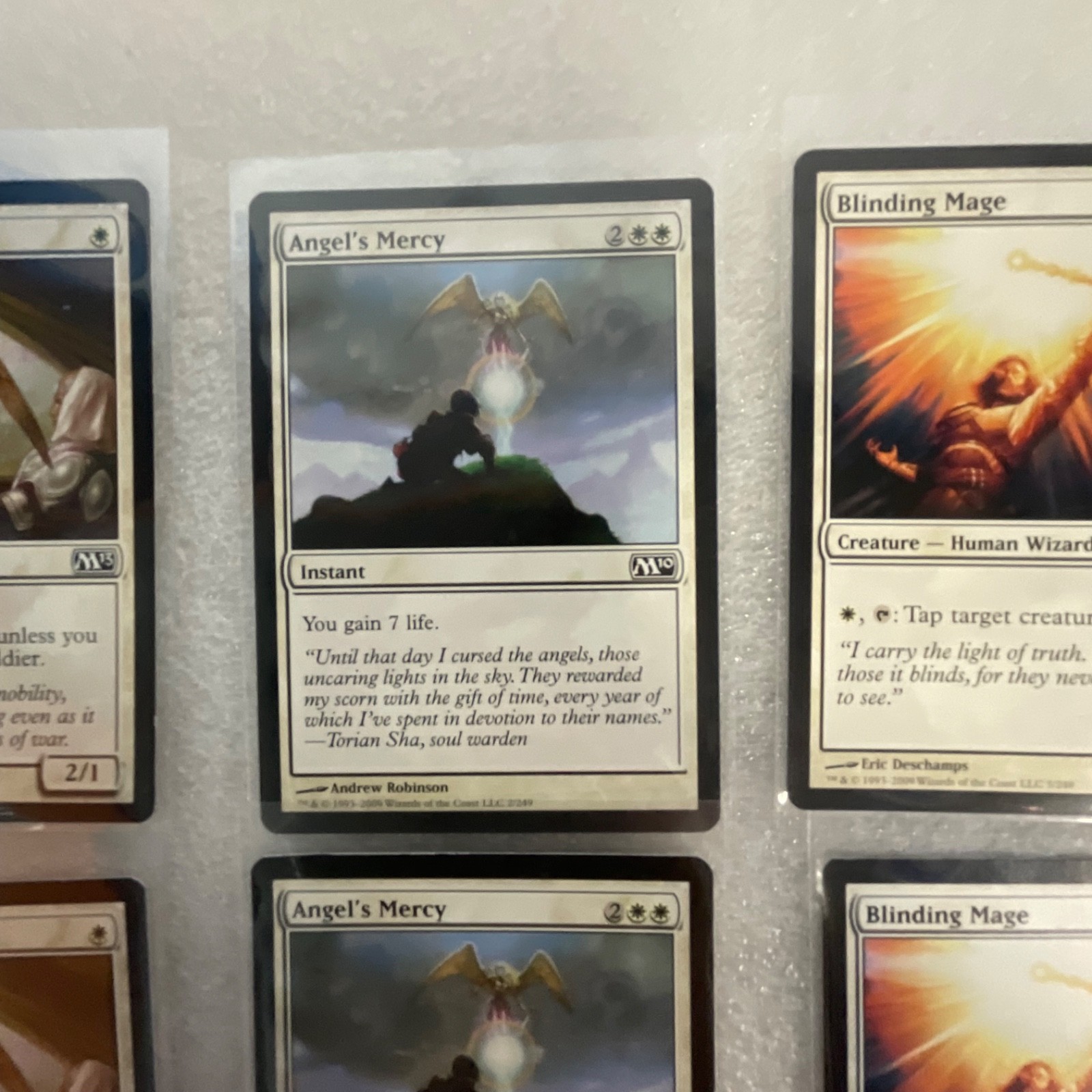 Magic the Gathering Lot of 20 White M13 War Falcon Divine Verdict - Image 9