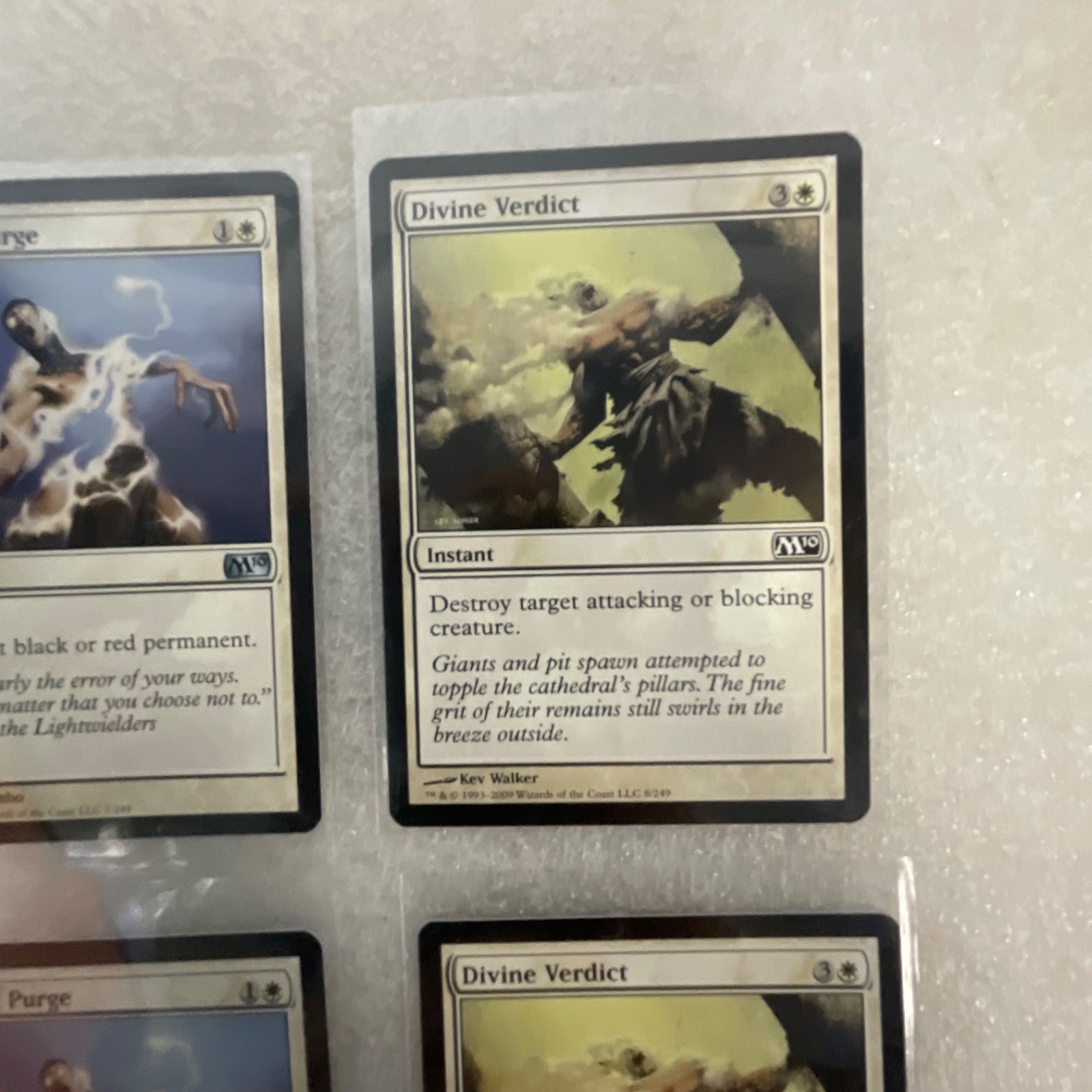 Magic the Gathering Lot of 20 White M13 War Falcon Divine Verdict - Image 18