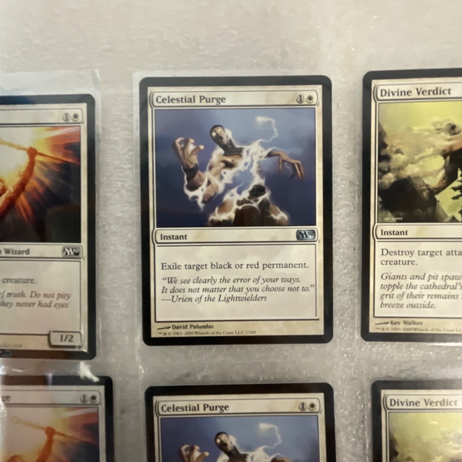 Magic the Gathering Lot of 20 White M13 War Falcon Divine Verdict - Image 17