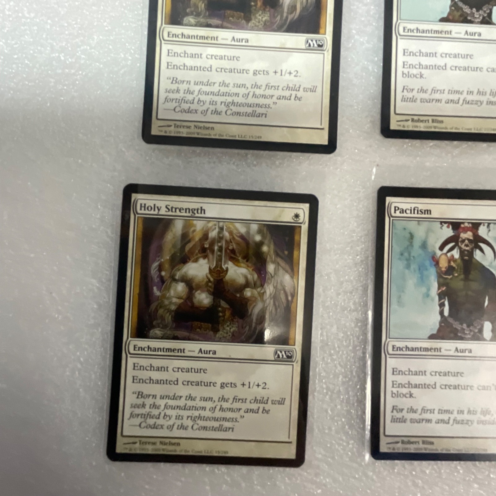 Magic the Gathering Lot of 20 White Core Set Pacifism Suntail Hawk - Image 5