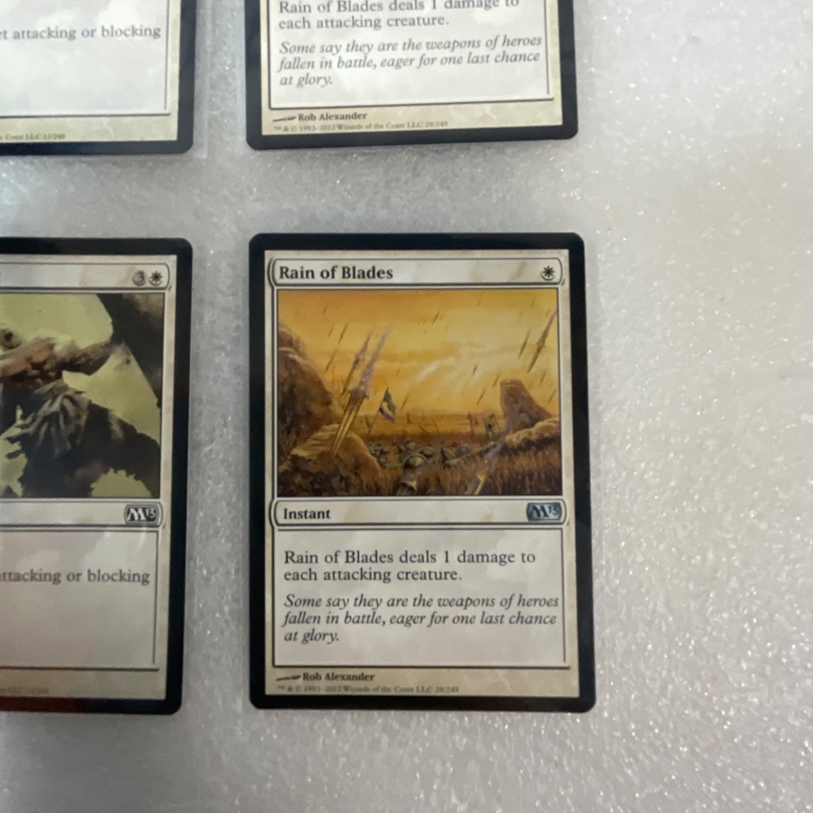Magic the Gathering Lot of 20 White M13 Divine Verdict Captain's Call - Image 21