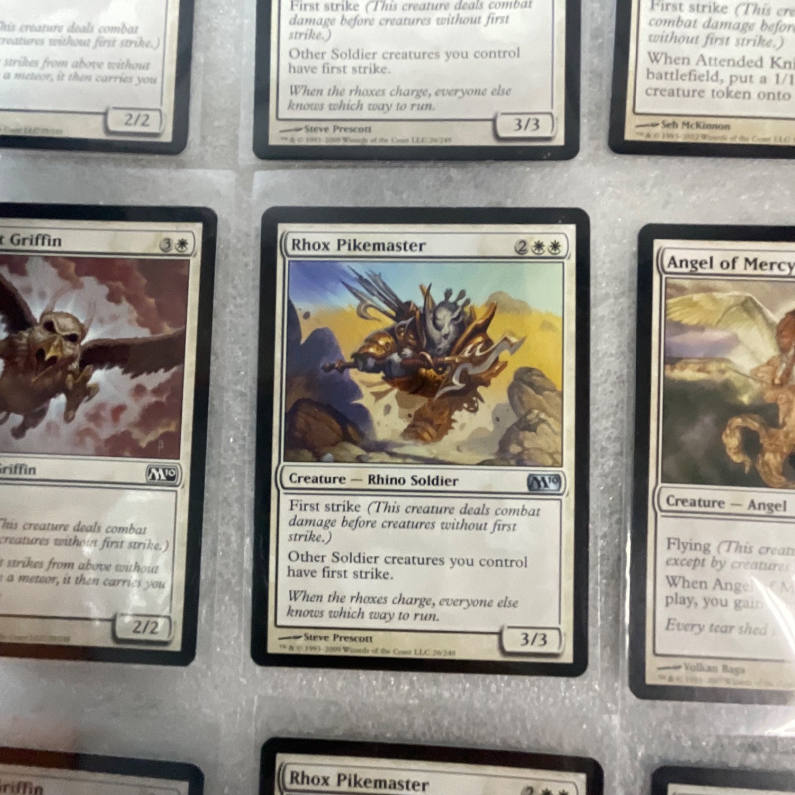 Magic the Gathering Lot of 20 White Mixed M10 M13 Pacifism - Image 15