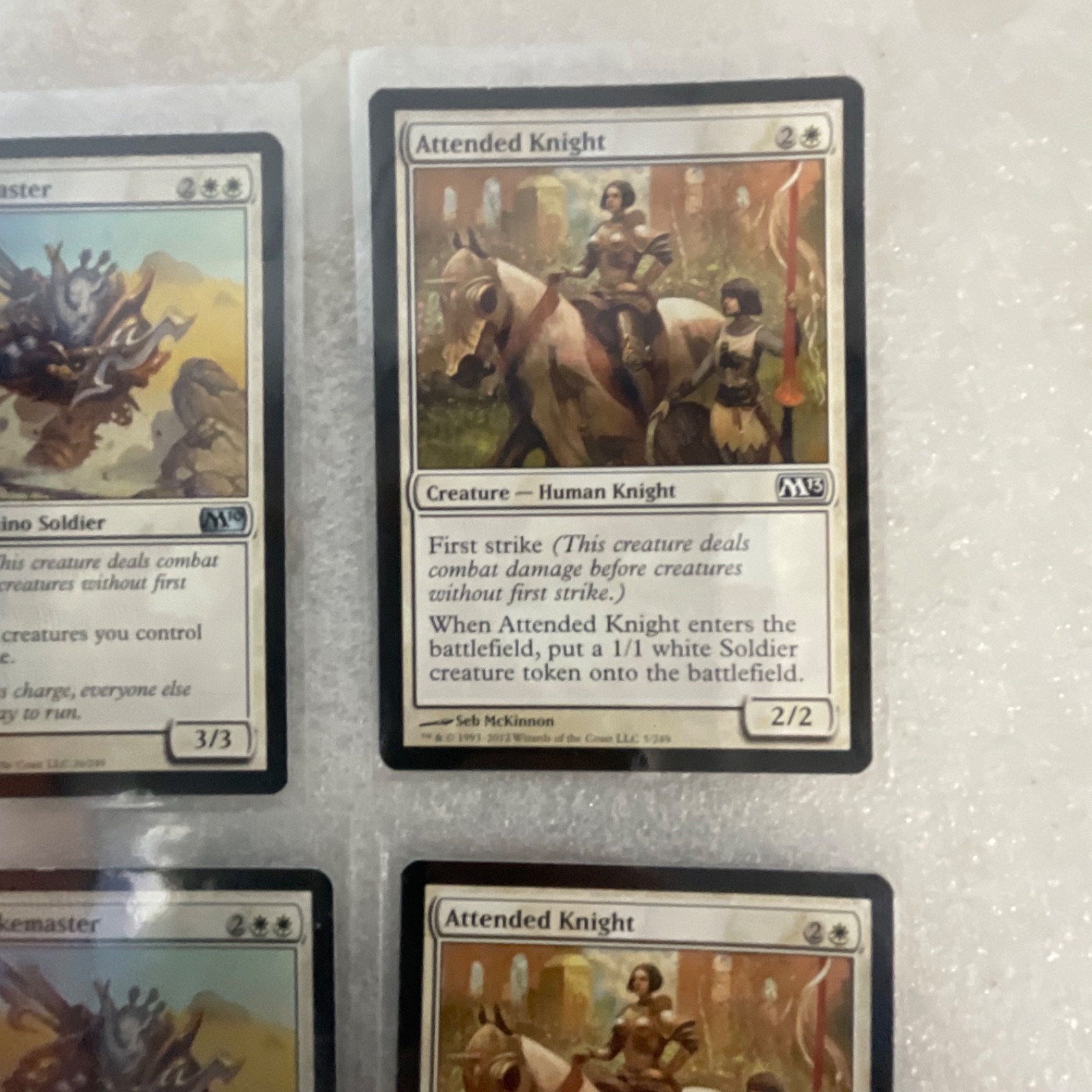 Magic the Gathering Lot of 20 White Mixed M10 M13 Pacifism - Image 18