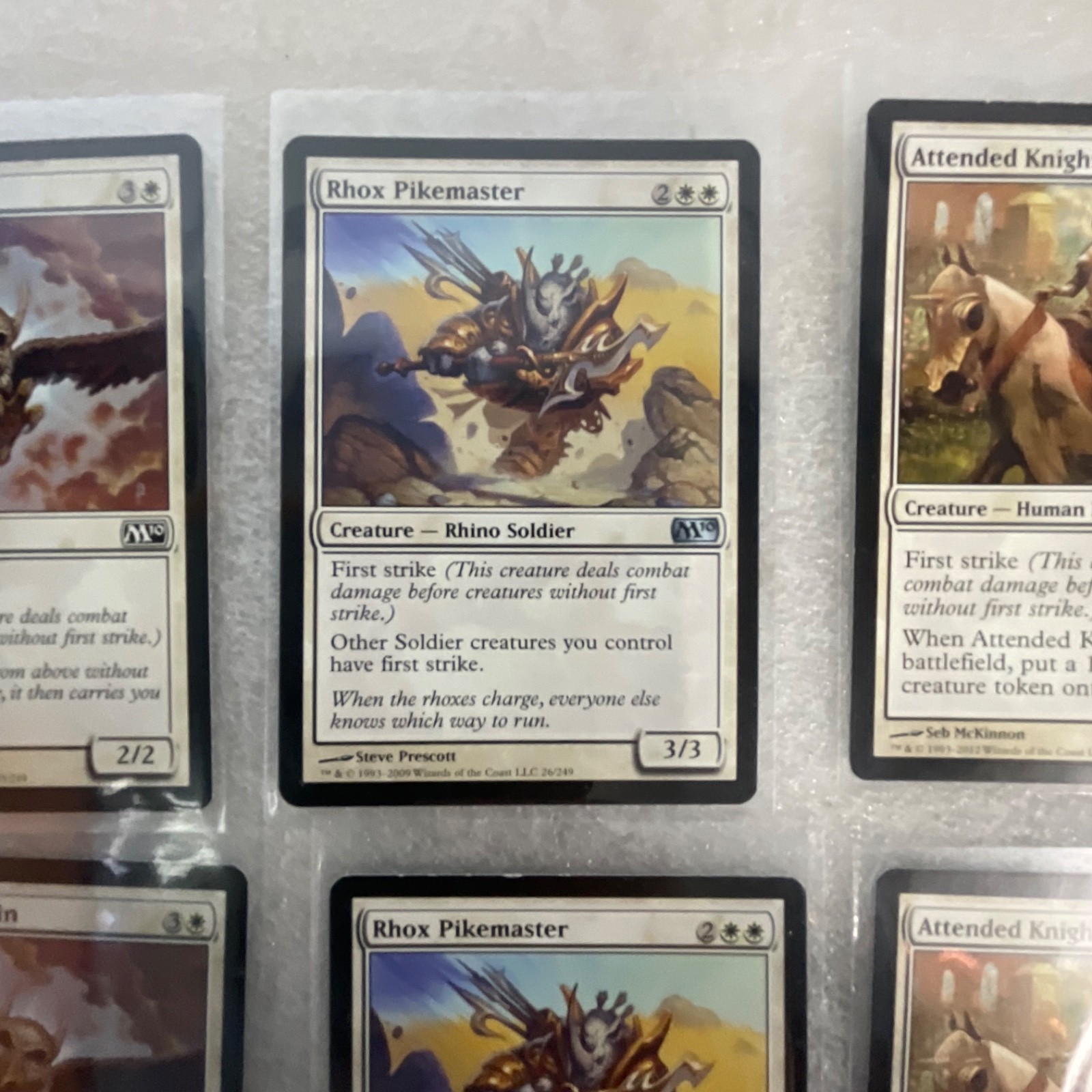 Magic the Gathering Lot of 20 White Mixed M10 M13 Pacifism - Image 17