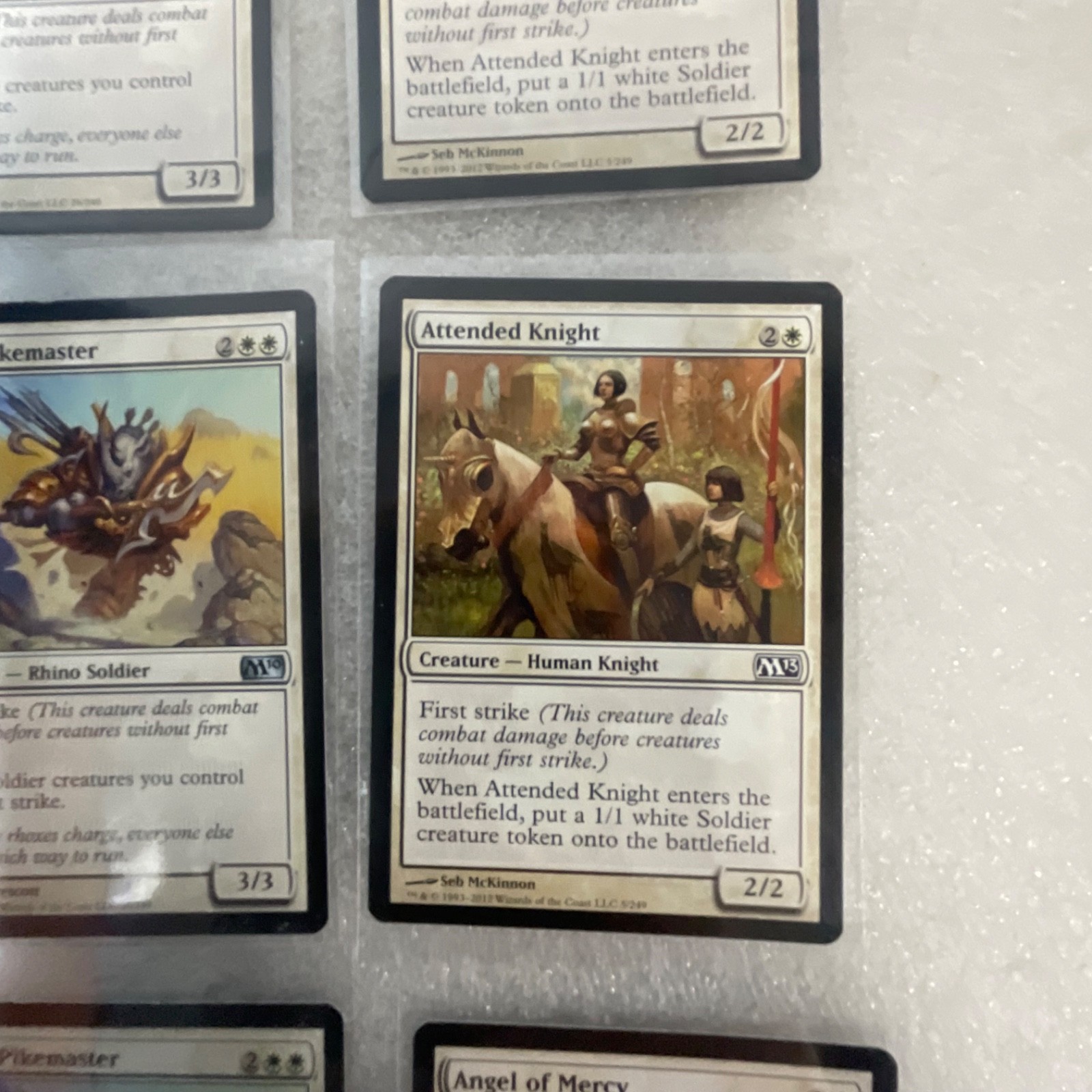 Magic the Gathering Lot of 20 White Mixed M10 M13 Pacifism - Image 19