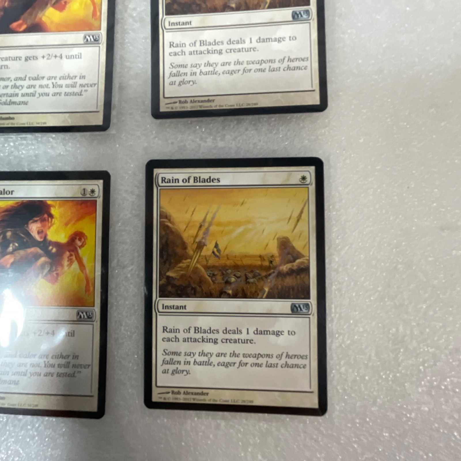 Magic the Gathering Lot of 20 White M13 Show of Valor Safe Passage - Image 21