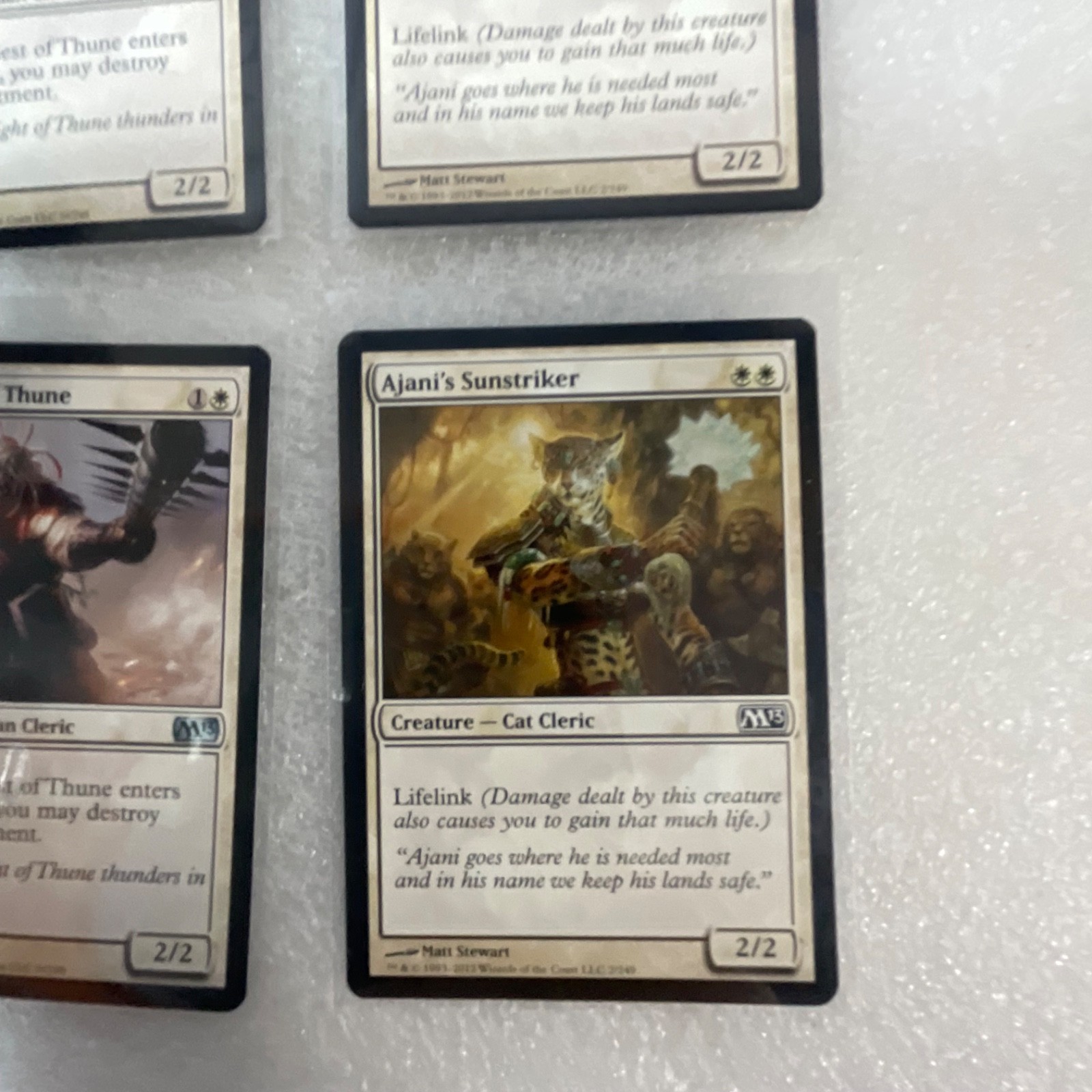 Magic the Gathering Lot of 20 White M13 Serra Angel Ajani’s Sunstriker - Image 21