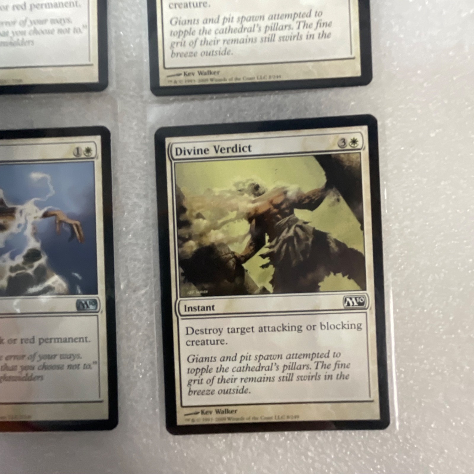 Magic the Gathering Lot of 20 White M13 War Falcon Divine Verdict - Image 21