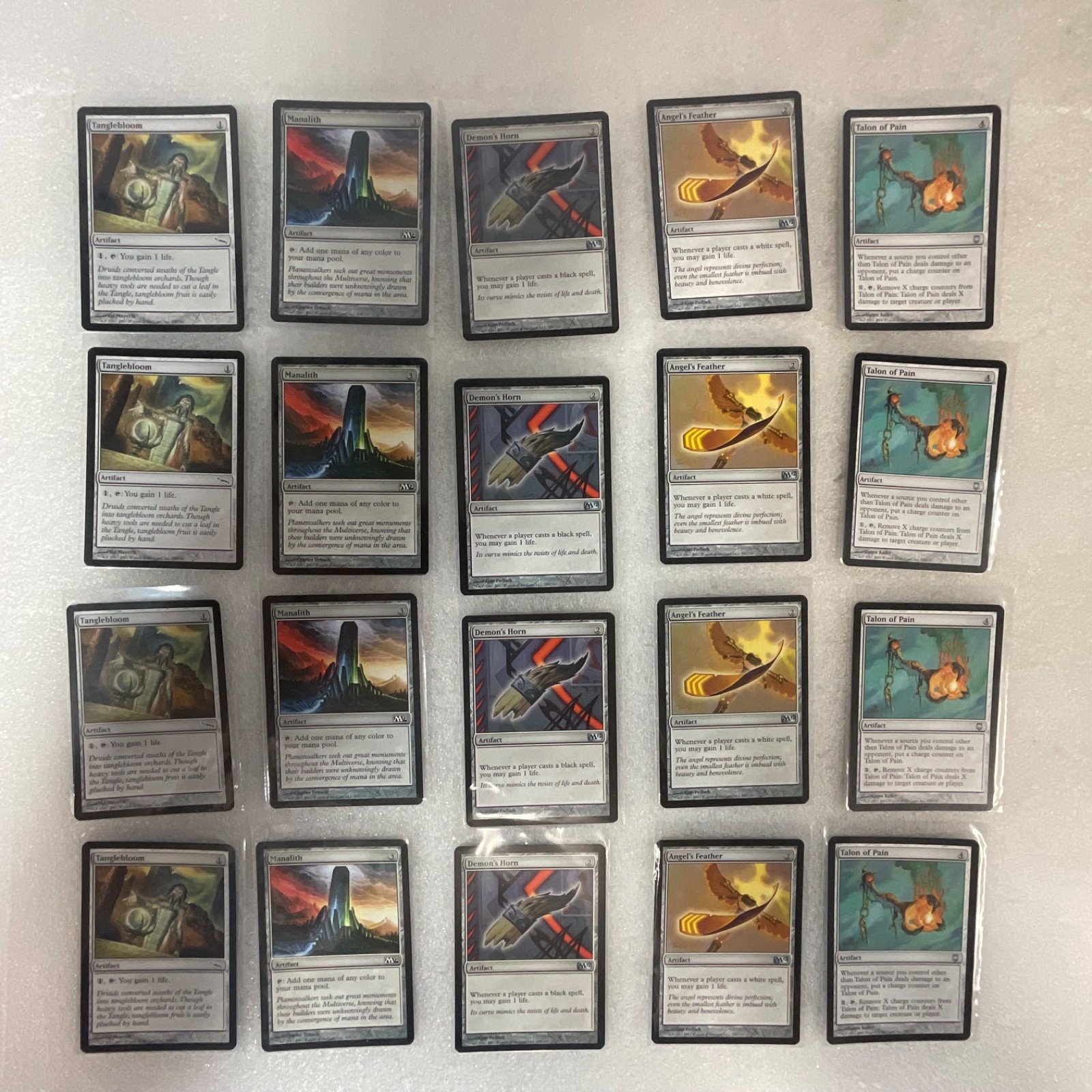 Magic the Gathering Lot of 20 Artifacts Mirrodin Darksteel Manalith - Image 1
