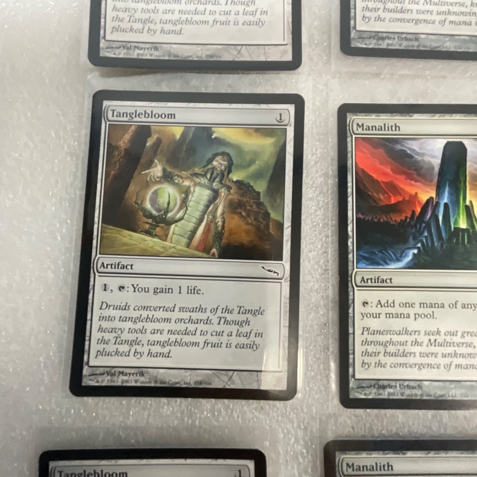 Magic the Gathering Lot of 20 Artifacts Mirrodin Darksteel Manalith - Image 3
