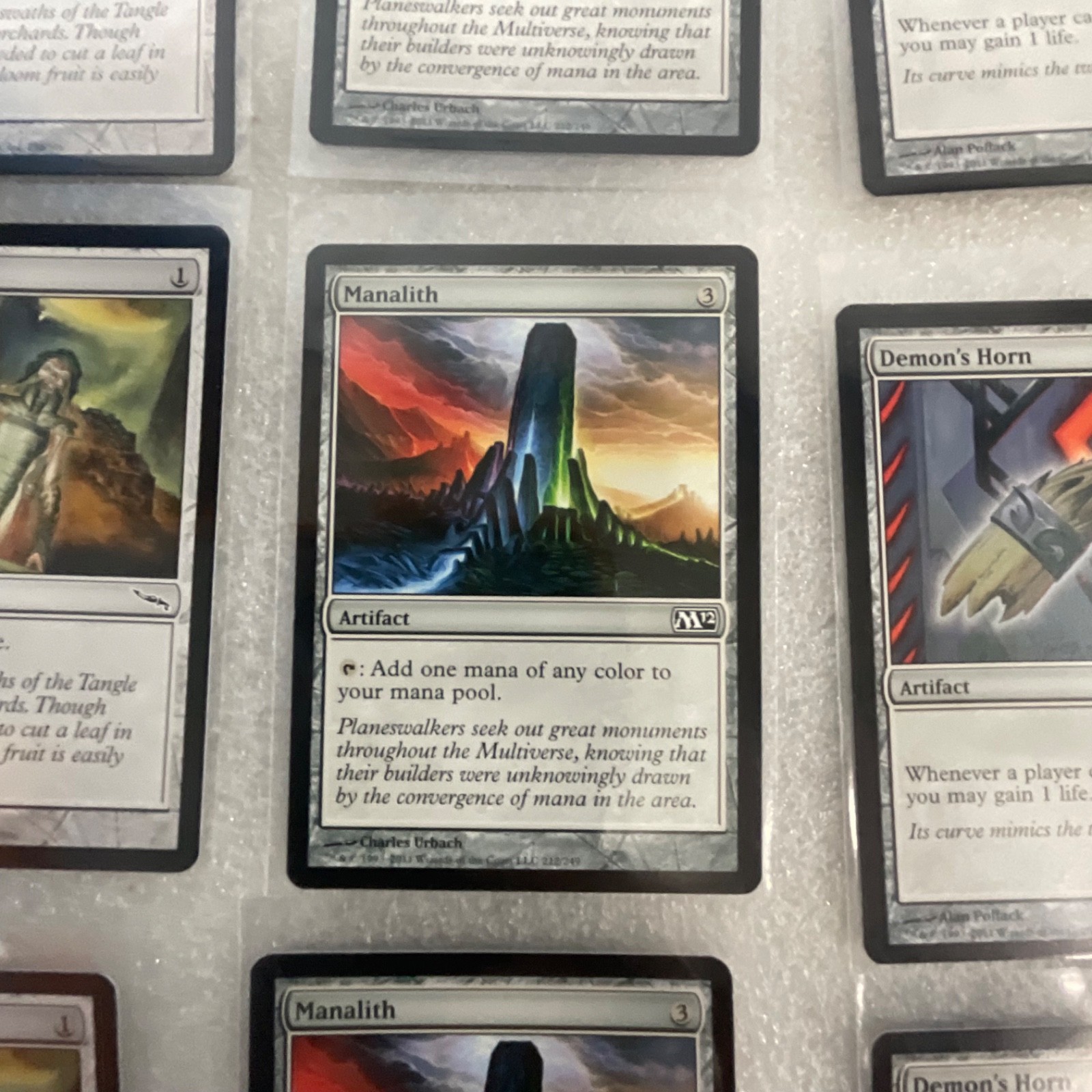 Magic the Gathering Lot of 20 Artifacts Mirrodin Darksteel Manalith - Image 8
