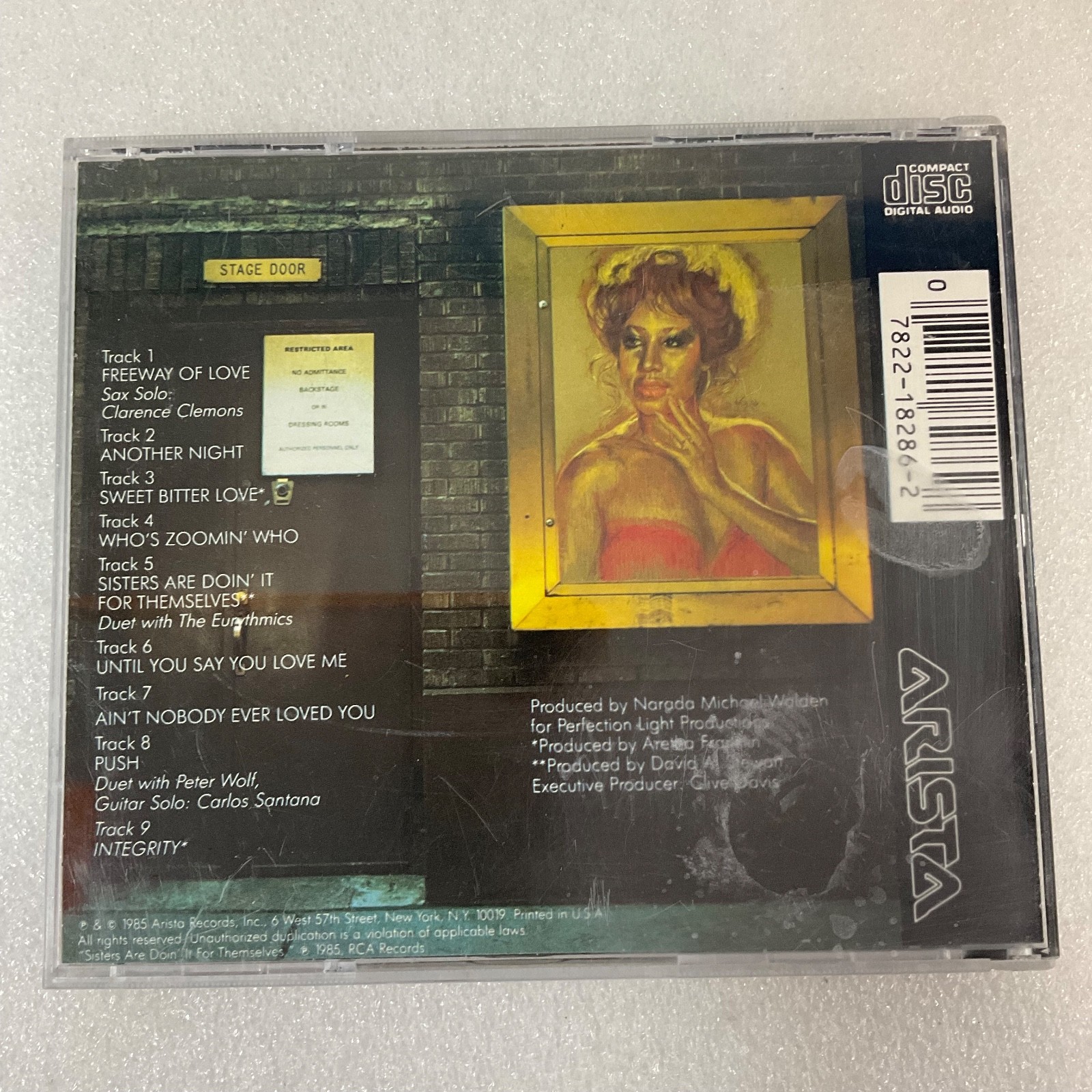 Aretha Franklin Who’s Zoomin’ Who CD 1985 Arista ARCD 8286 Soul R&B - Image 2