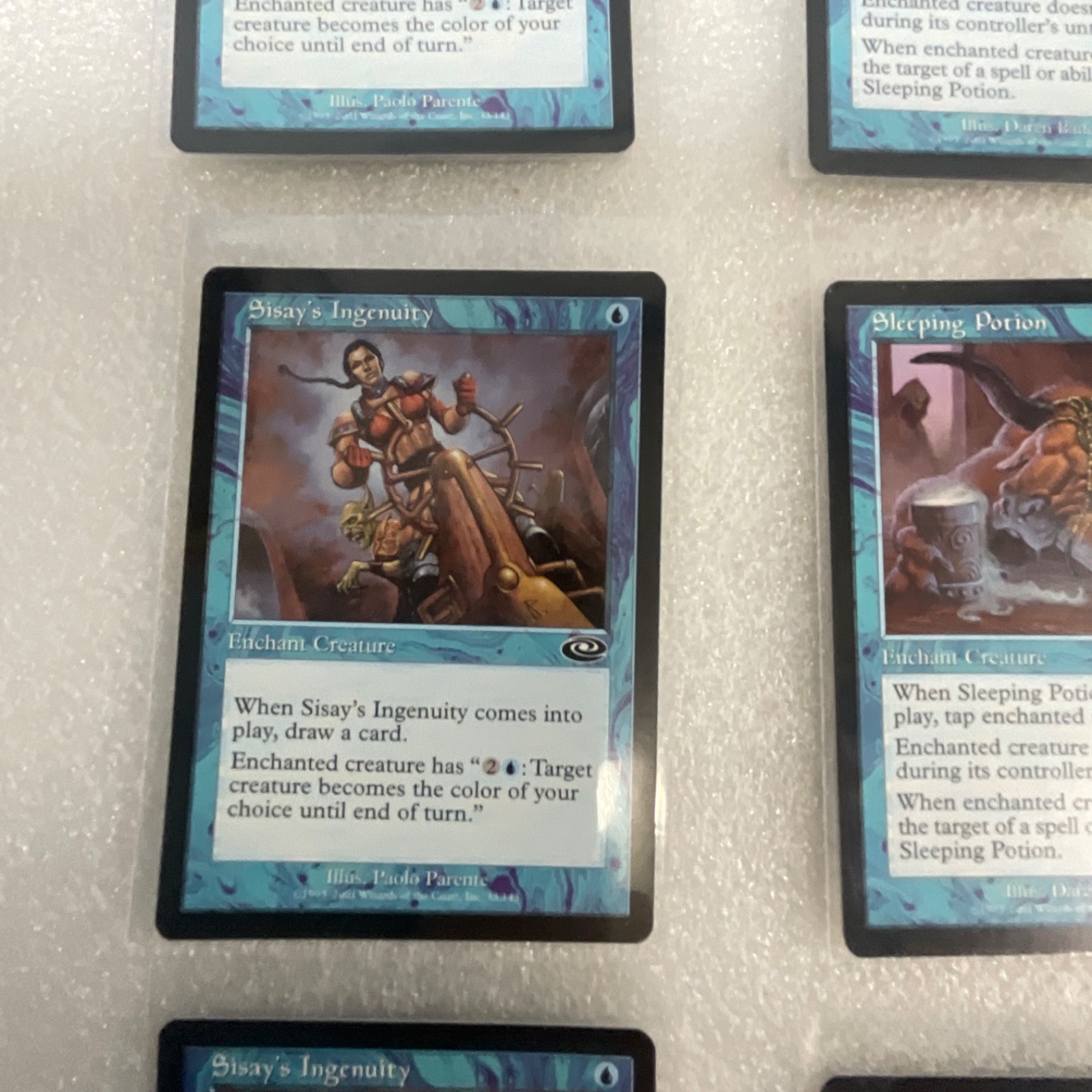 Magic the Gathering Lot of 20 Blue Mirrodin Planeshift Slith Strider - Image 4