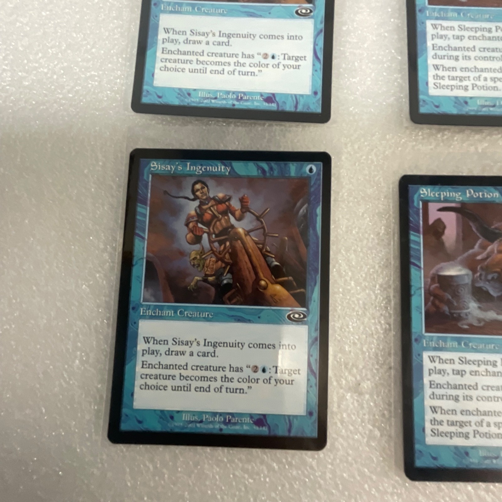 Magic the Gathering Lot of 20 Blue Mirrodin Planeshift Slith Strider - Image 5