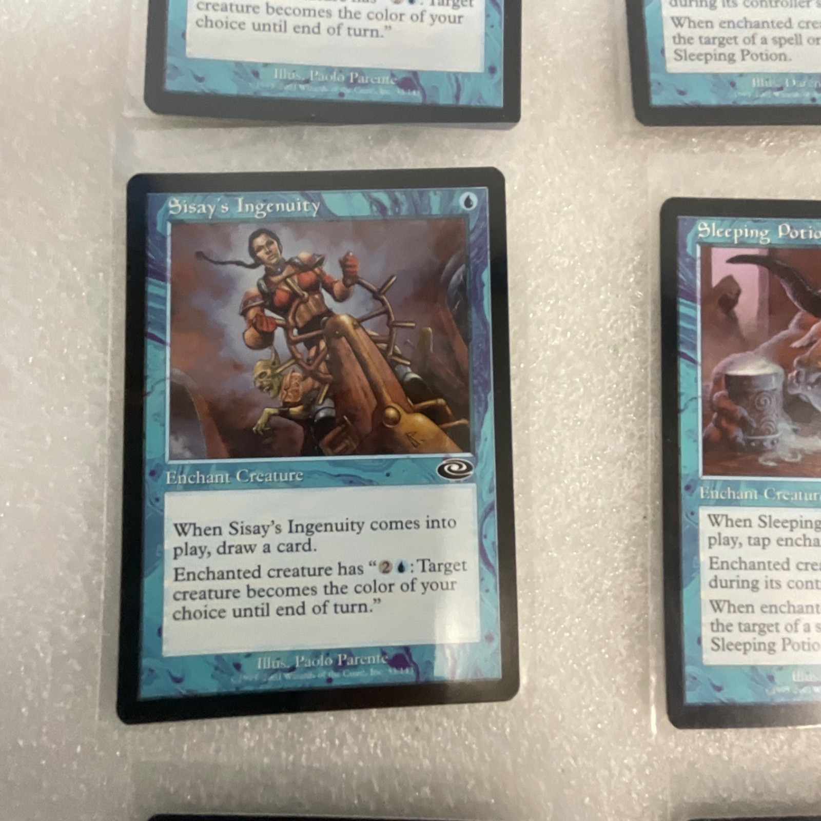 Magic the Gathering Lot of 20 Blue Mirrodin Planeshift Slith Strider - Image 3