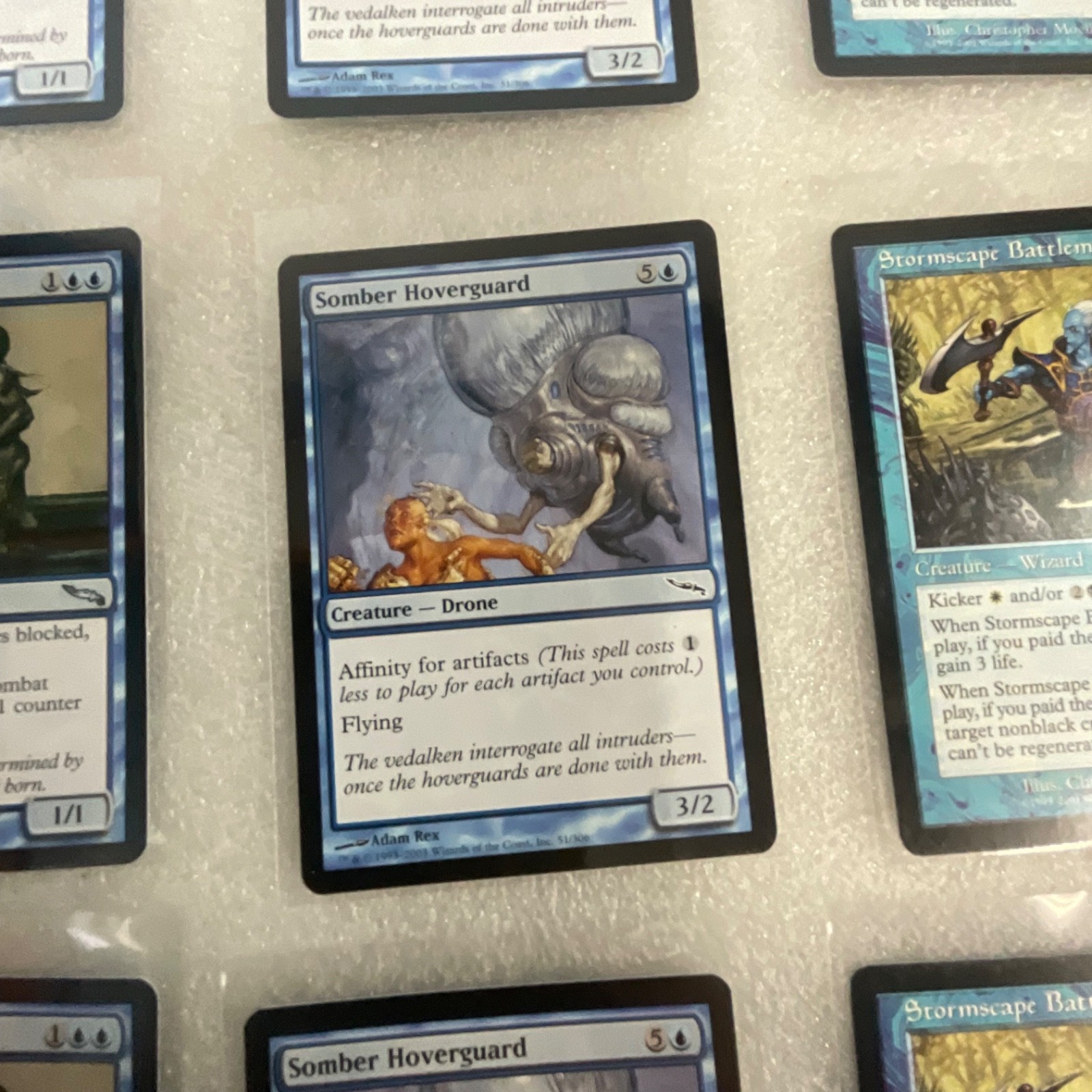 Magic the Gathering Lot of 20 Blue Mirrodin Planeshift Slith Strider - Image 15