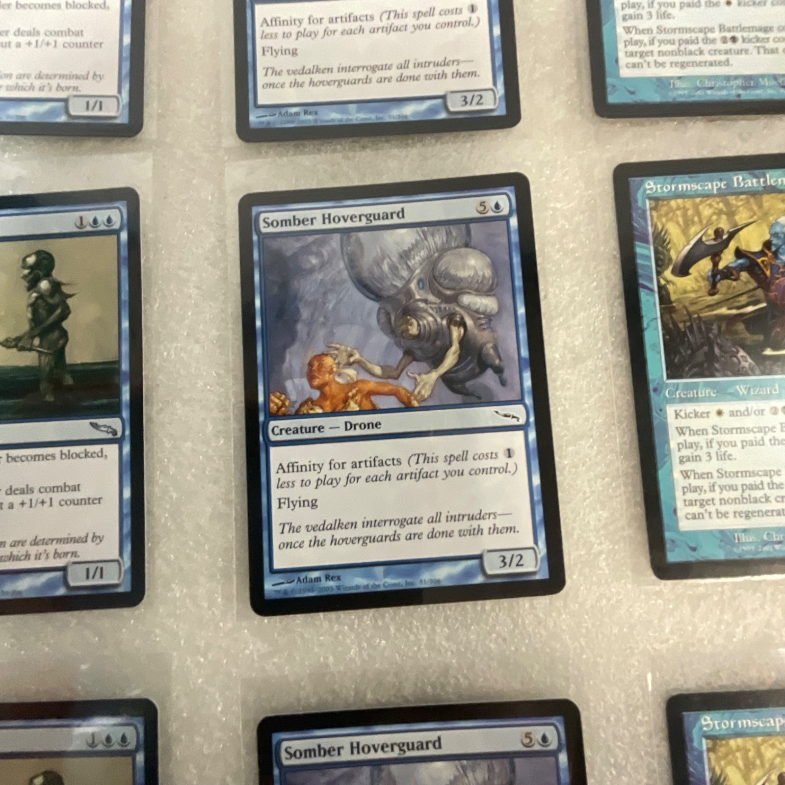 Magic the Gathering Lot of 20 Blue Mirrodin Planeshift Slith Strider - Image 16