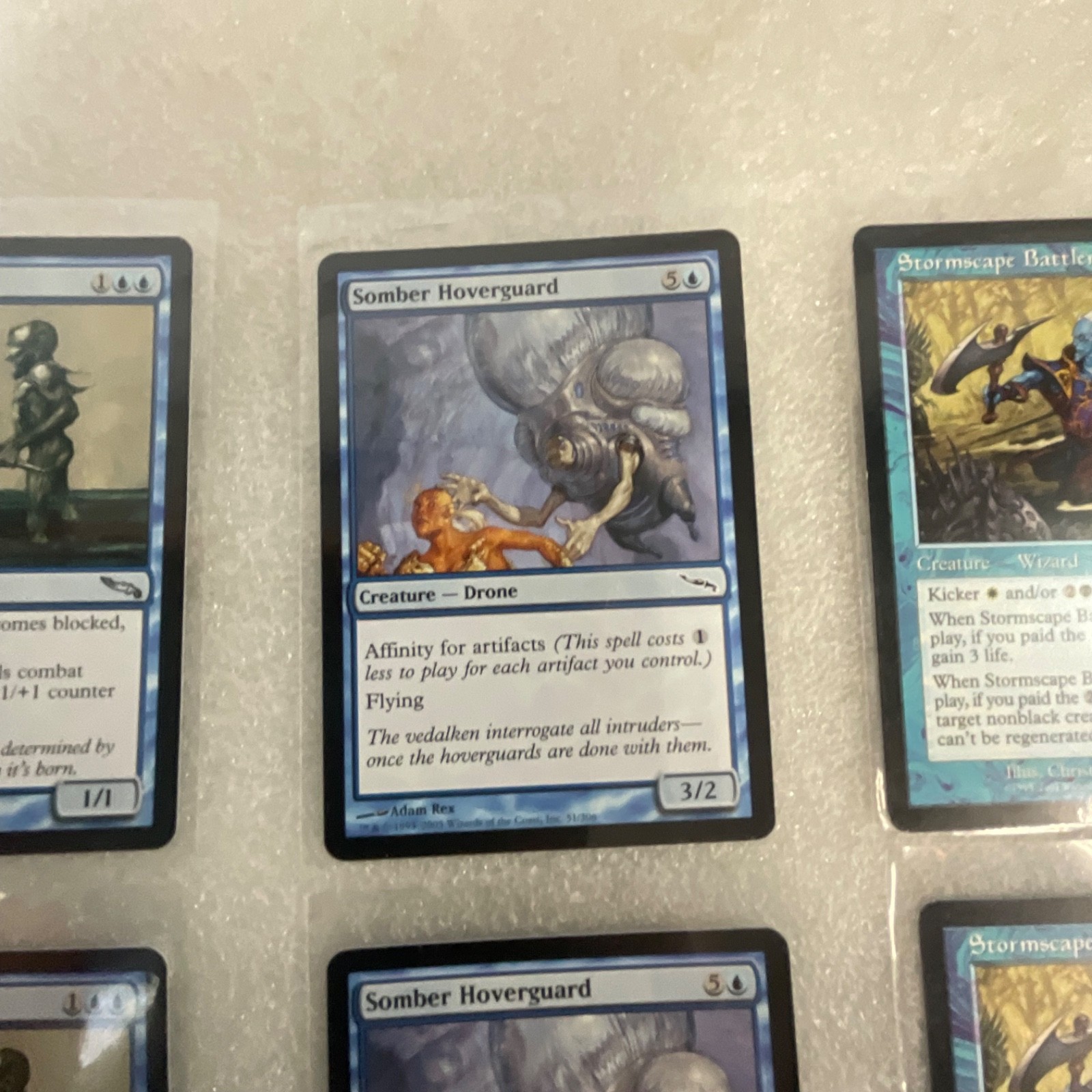 Magic the Gathering Lot of 20 Blue Mirrodin Planeshift Slith Strider - Image 17