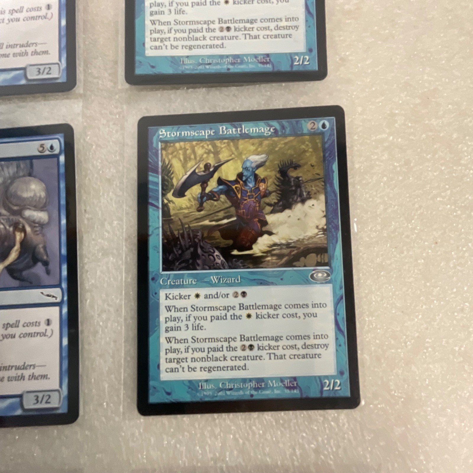 Magic the Gathering Lot of 20 Blue Mirrodin Planeshift Slith Strider - Image 19