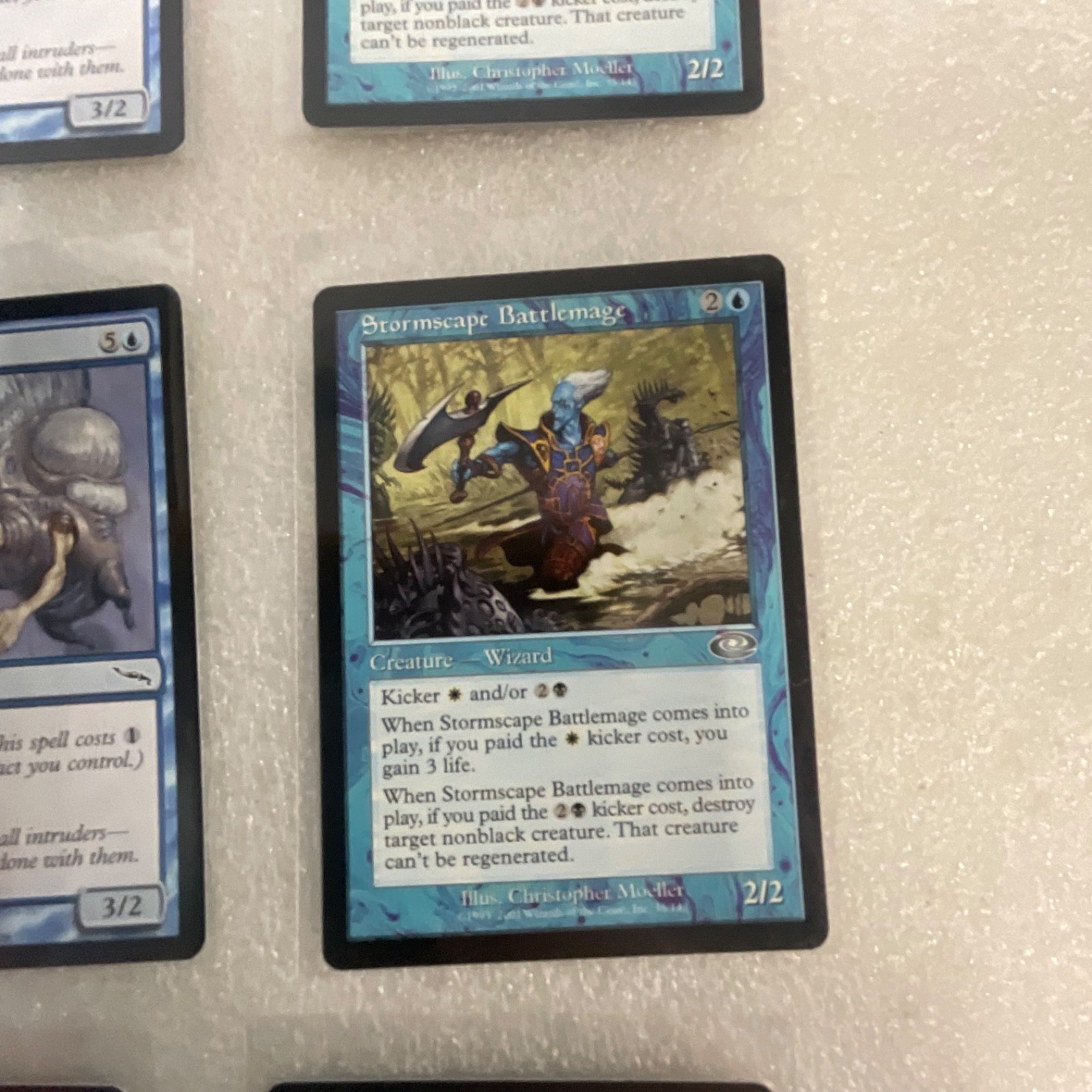 Magic the Gathering Lot of 20 Blue Mirrodin Planeshift Slith Strider - Image 20