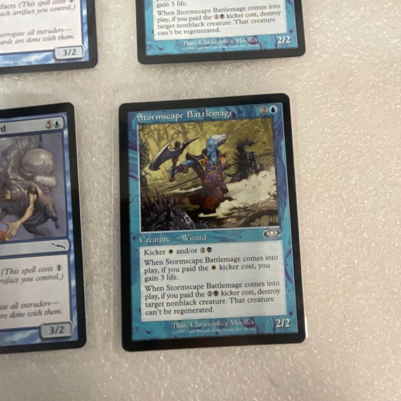 Magic the Gathering Lot of 20 Blue Mirrodin Planeshift Slith Strider - Image 21