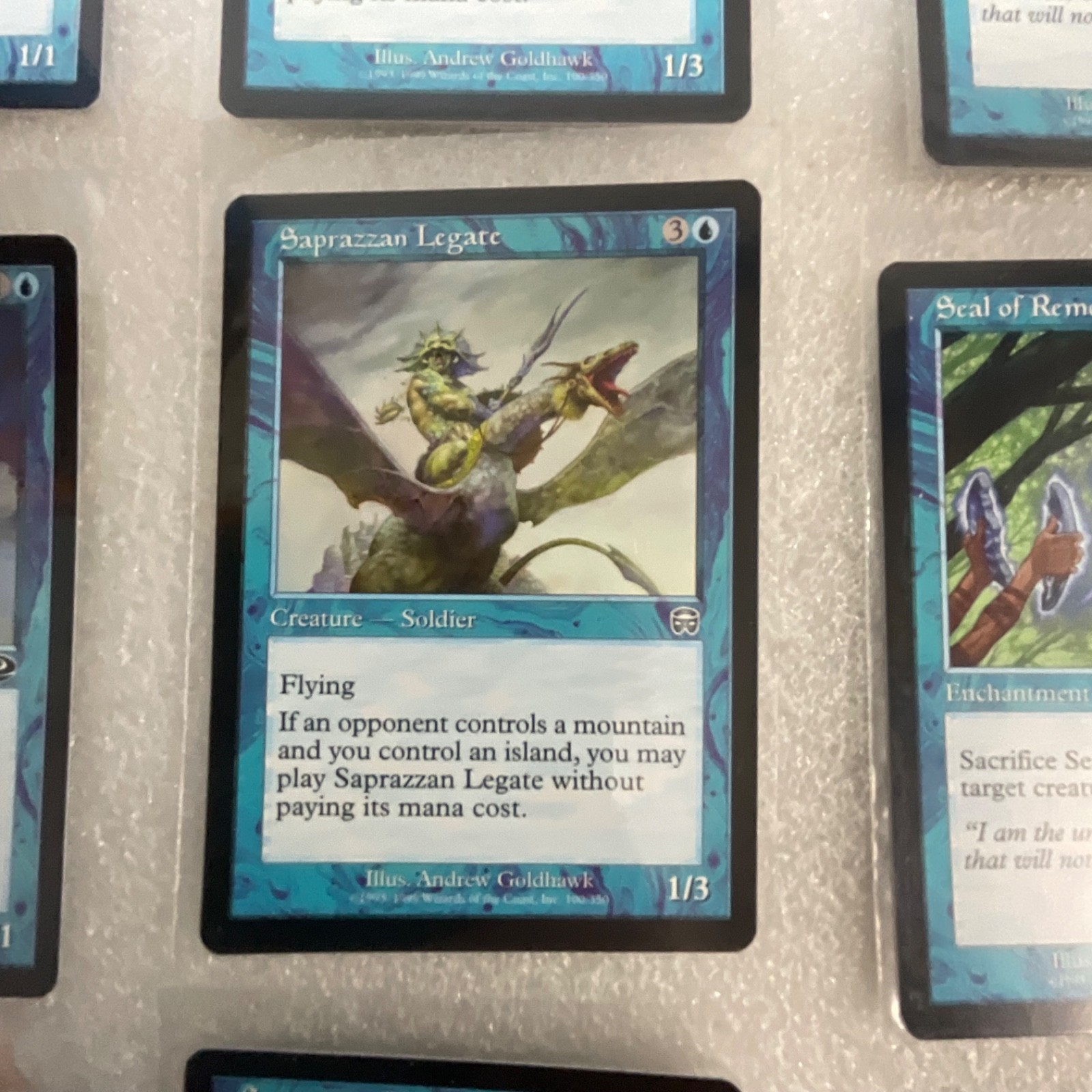 MTG Magic the Gathering Lot of 20 Blue Cards Mixed Sets Sea Monster - Image 7