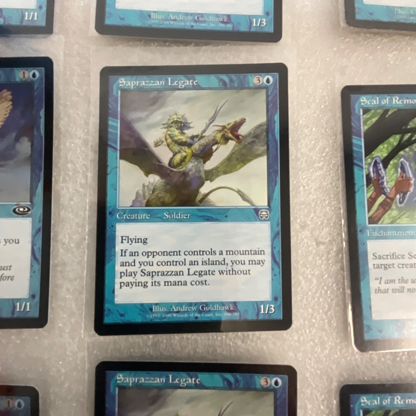 MTG Magic the Gathering Lot of 20 Blue Cards Mixed Sets Sea Monster - Image 8