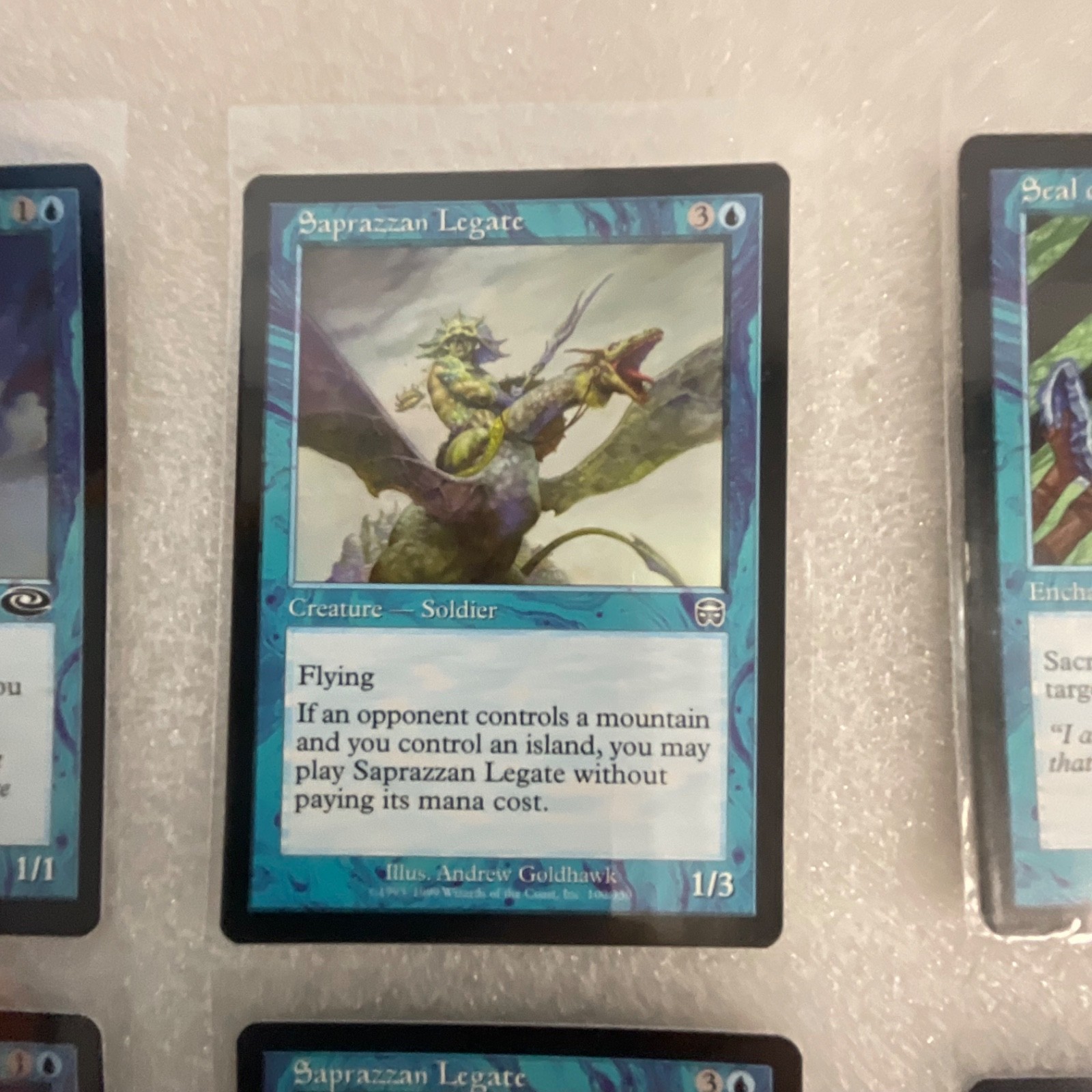 MTG Magic the Gathering Lot of 20 Blue Cards Mixed Sets Sea Monster - Image 9