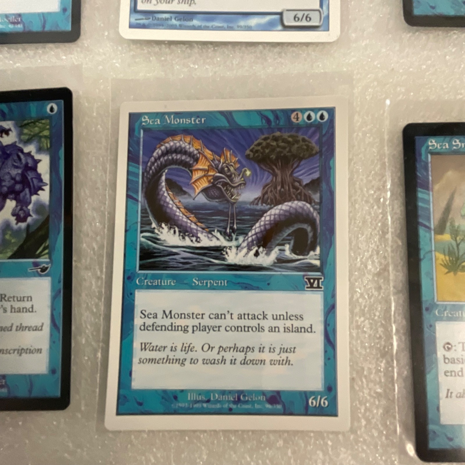 MTG Magic the Gathering Lot of 20 Blue Cards Mixed Sets Sea Monster - Image 14