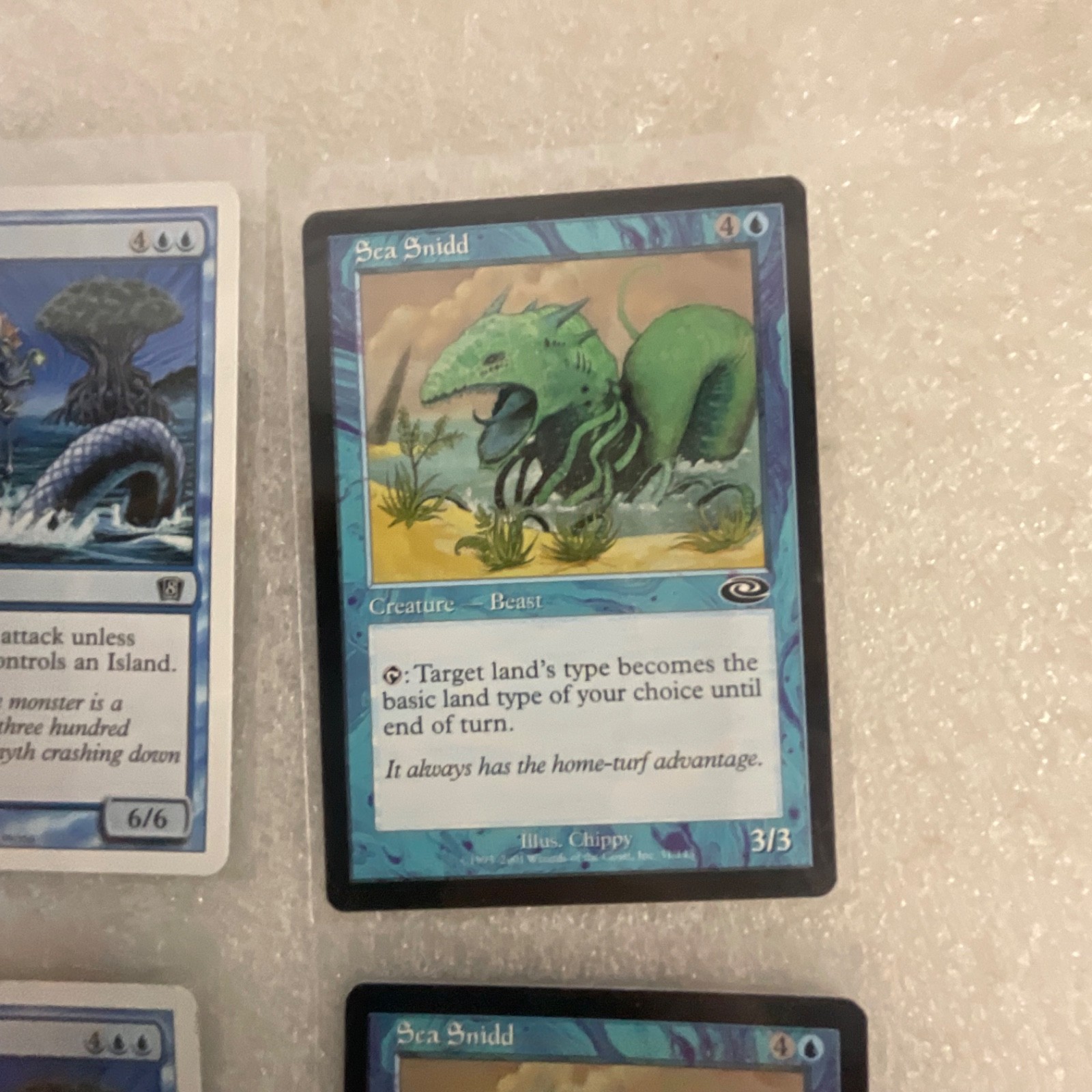 MTG Magic the Gathering Lot of 20 Blue Cards Mixed Sets Sea Monster - Image 18