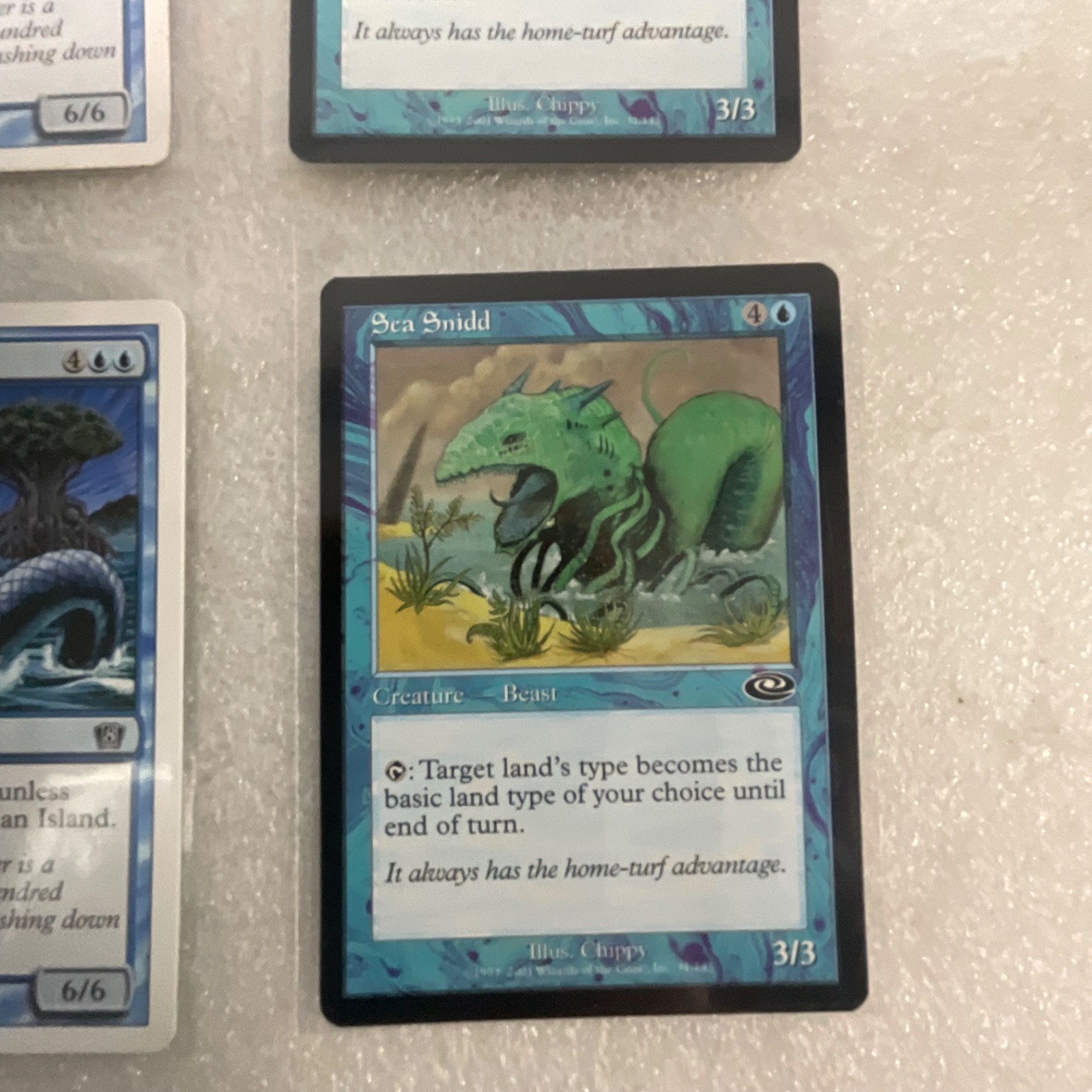 MTG Magic the Gathering Lot of 20 Blue Cards Mixed Sets Sea Monster - Image 20