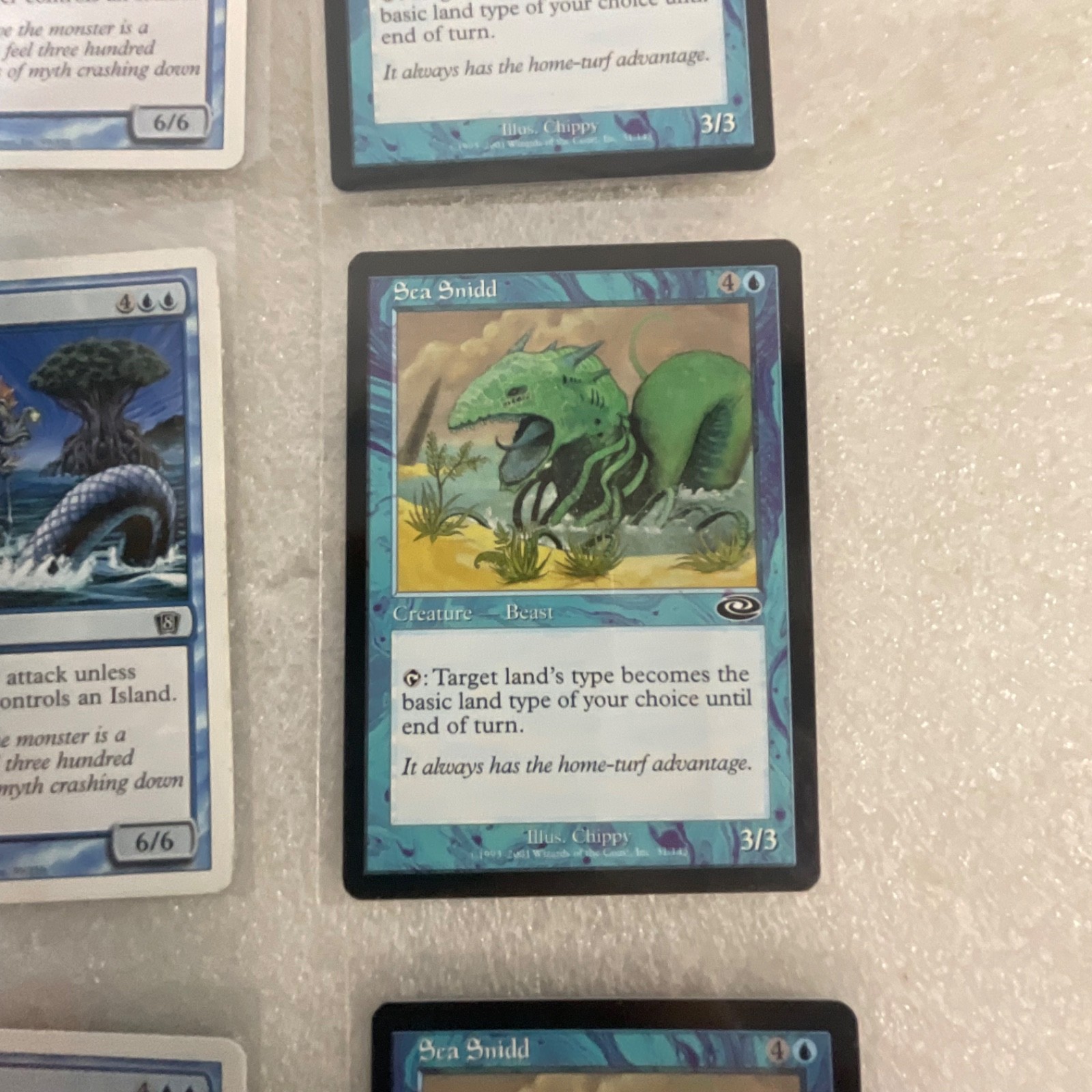 MTG Magic the Gathering Lot of 20 Blue Cards Mixed Sets Sea Monster - Image 19