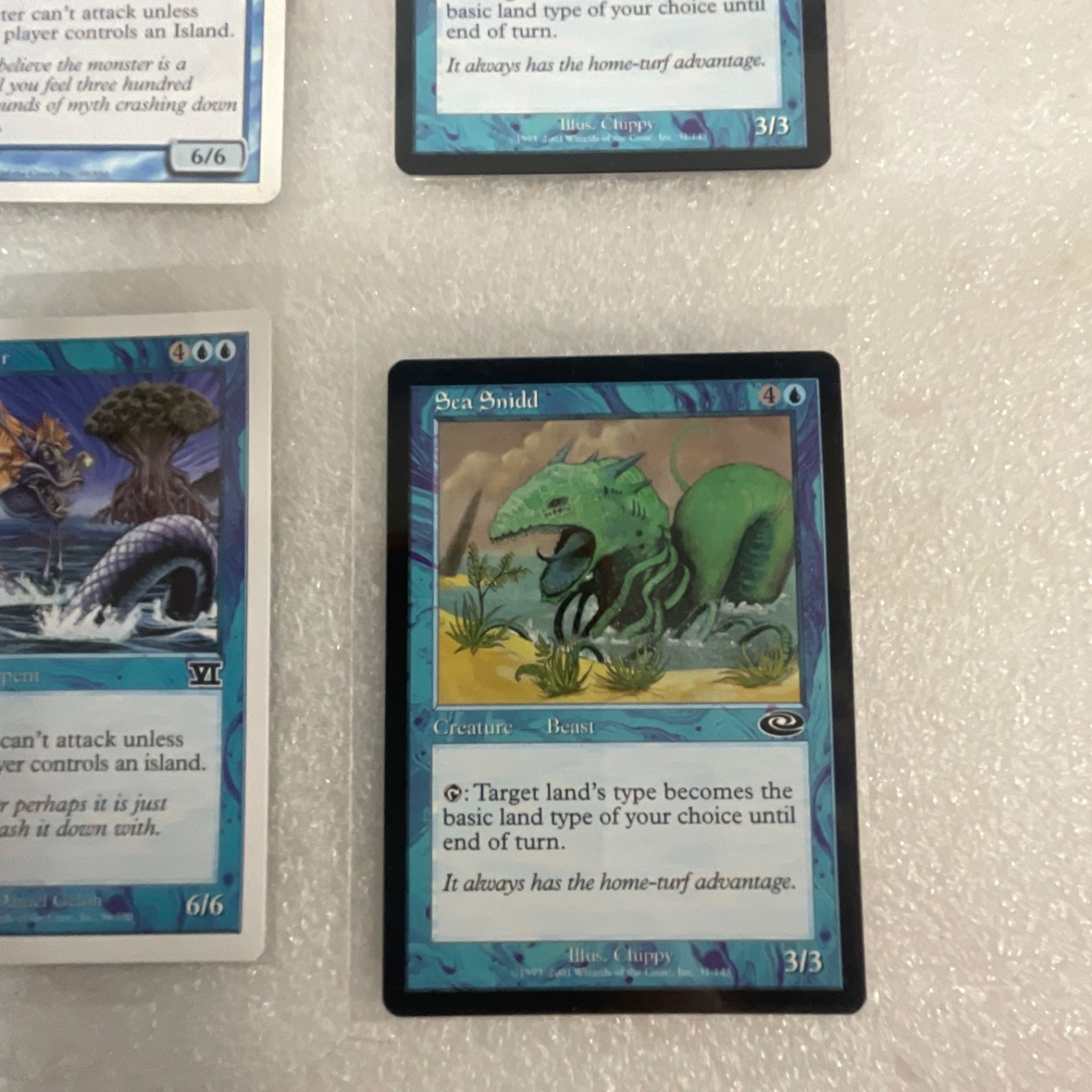 MTG Magic the Gathering Lot of 20 Blue Cards Mixed Sets Sea Monster - Image 21