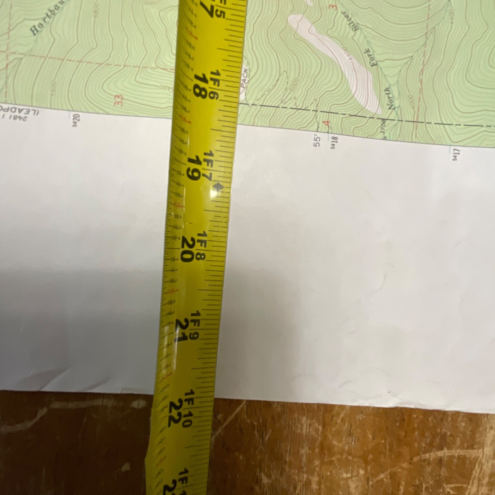 1971 Abercrombie Mountain Washington USGS Topographic Map 27in x 22in - Image 18