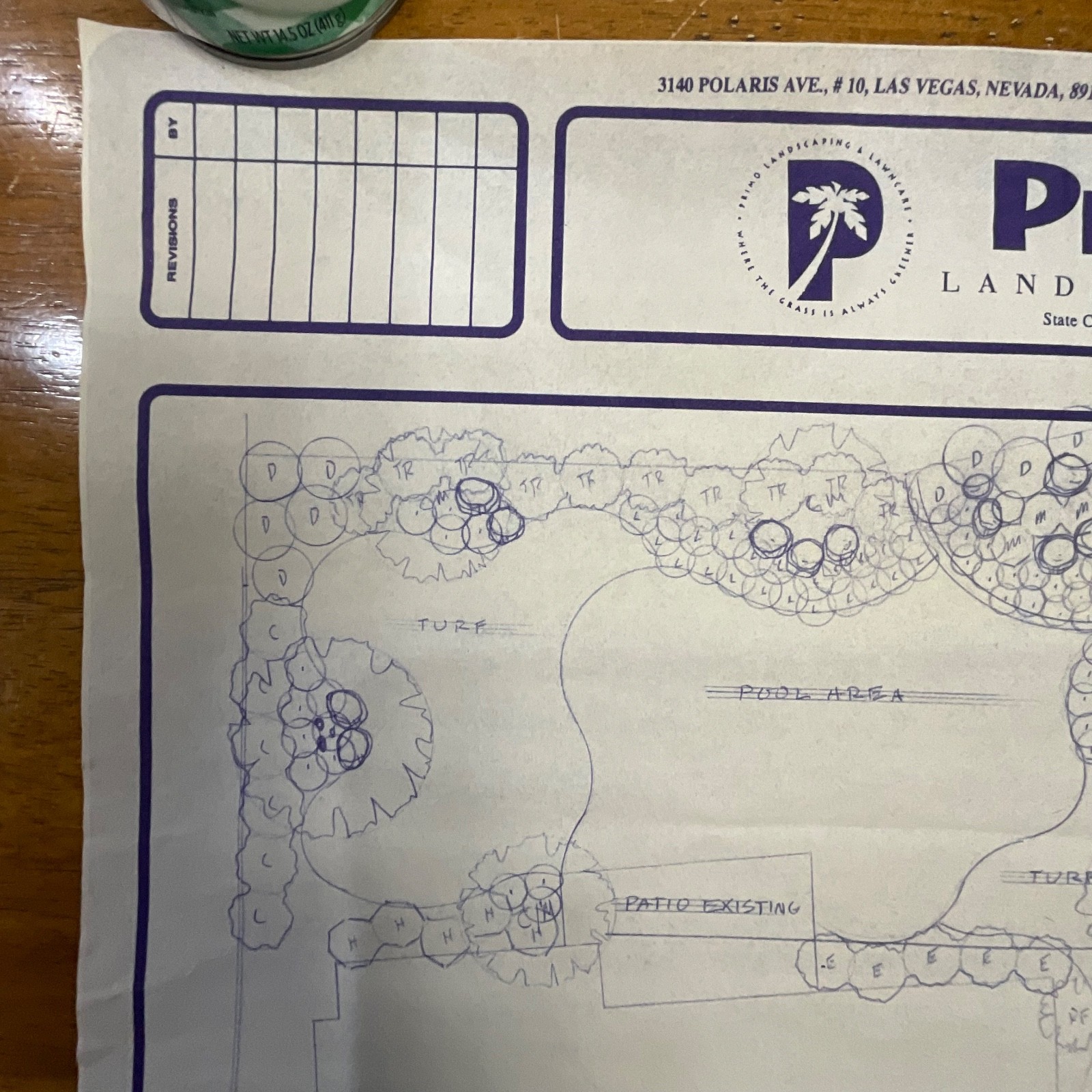 Pair Landscape Design Drawings 24in x 18in Primo Landscape Inc Rolled Storage - Image 6
