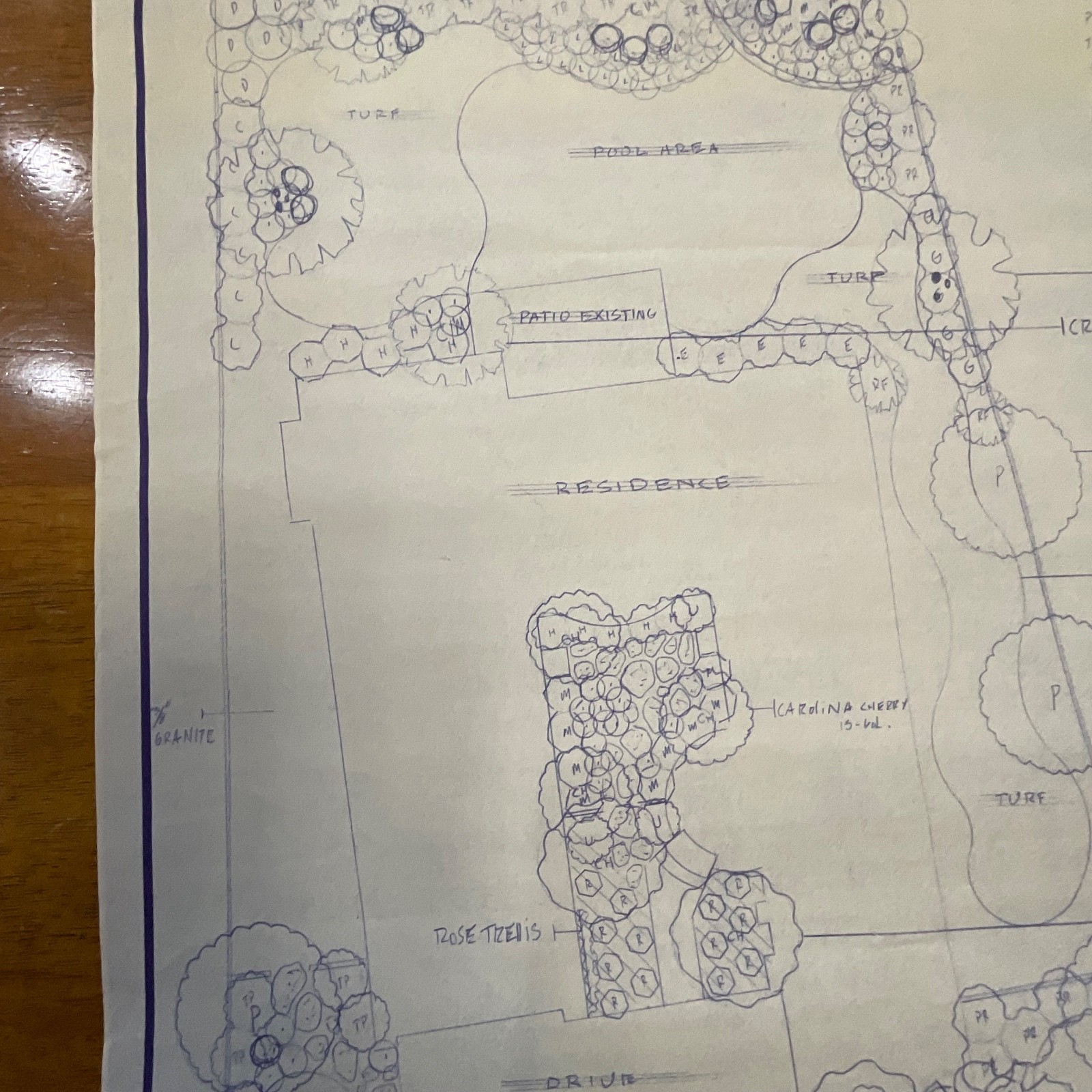 Pair Landscape Design Drawings 24in x 18in Primo Landscape Inc Rolled Storage - Image 12