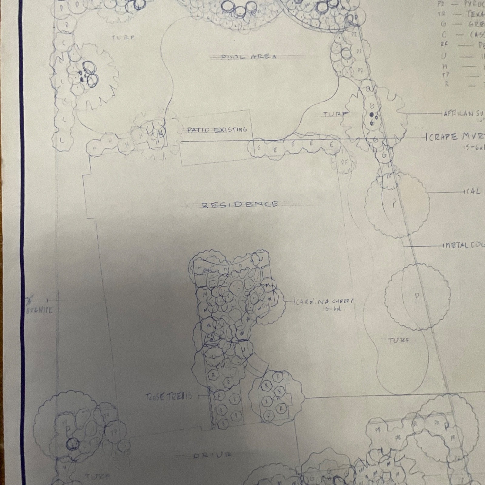 Pair Landscape Design Drawings 24in x 18in Primo Landscape Inc Rolled Storage - Image 19