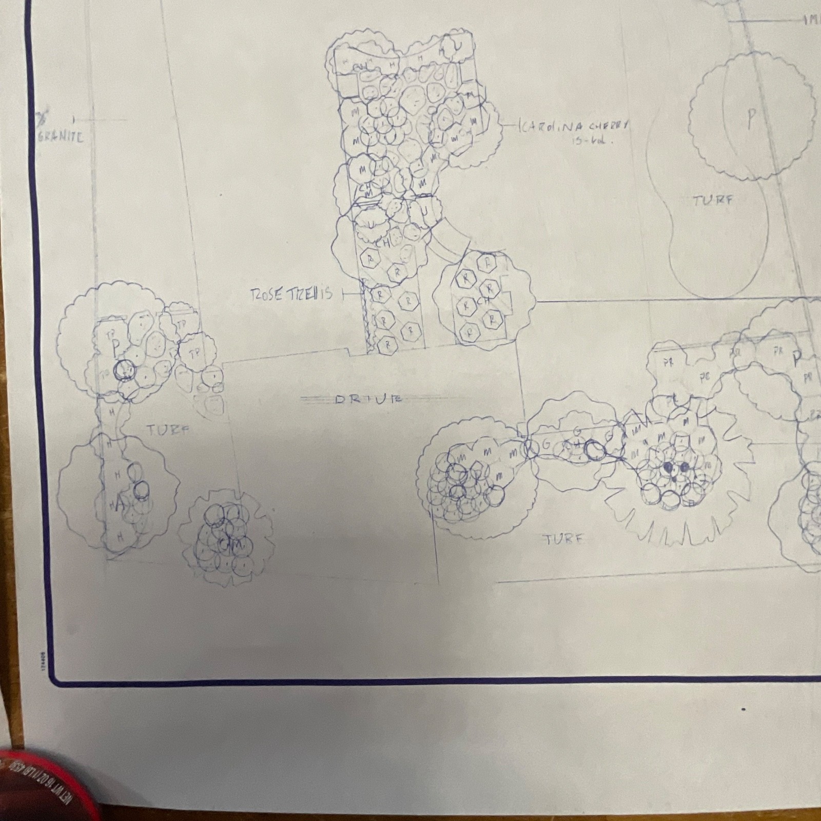 Pair Landscape Design Drawings 24in x 18in Primo Landscape Inc Rolled Storage - Image 18