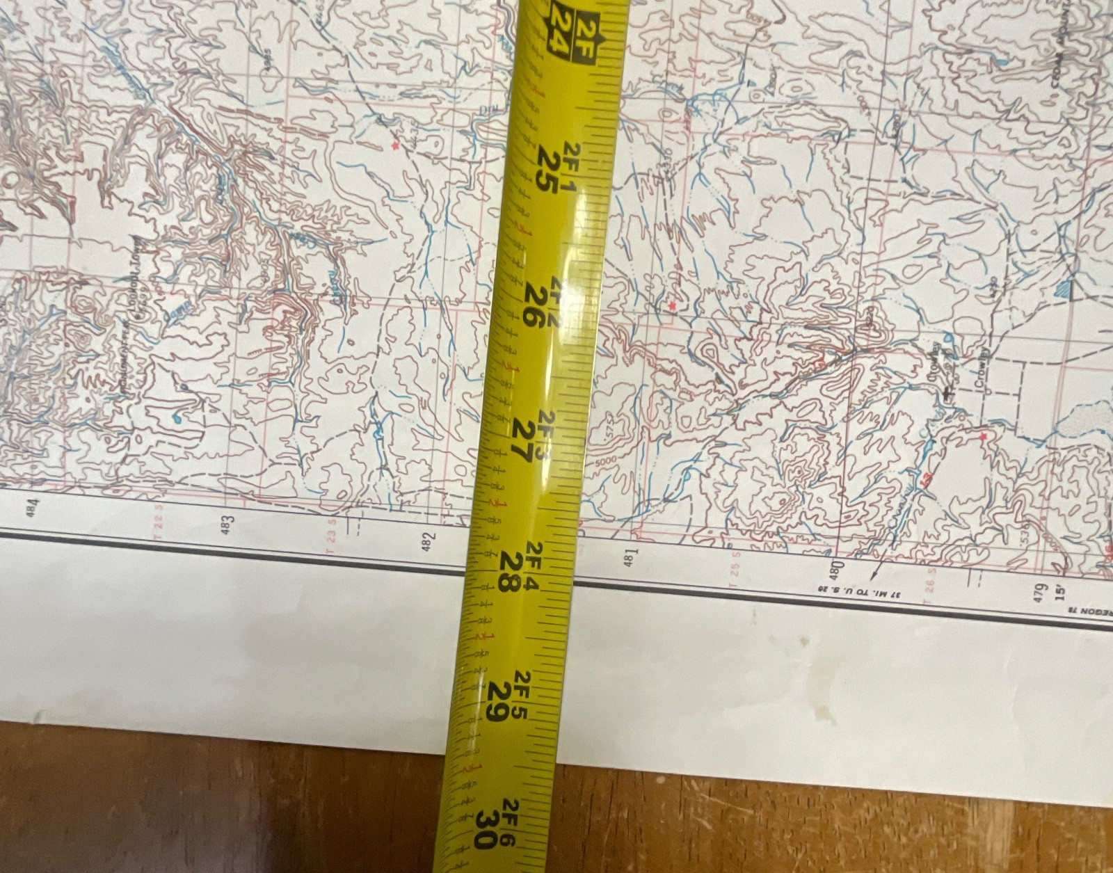 1977 Boise Idaho USGS Topographic Map 1:250000 Wall Map 27.5in x 21.75in - Image 20