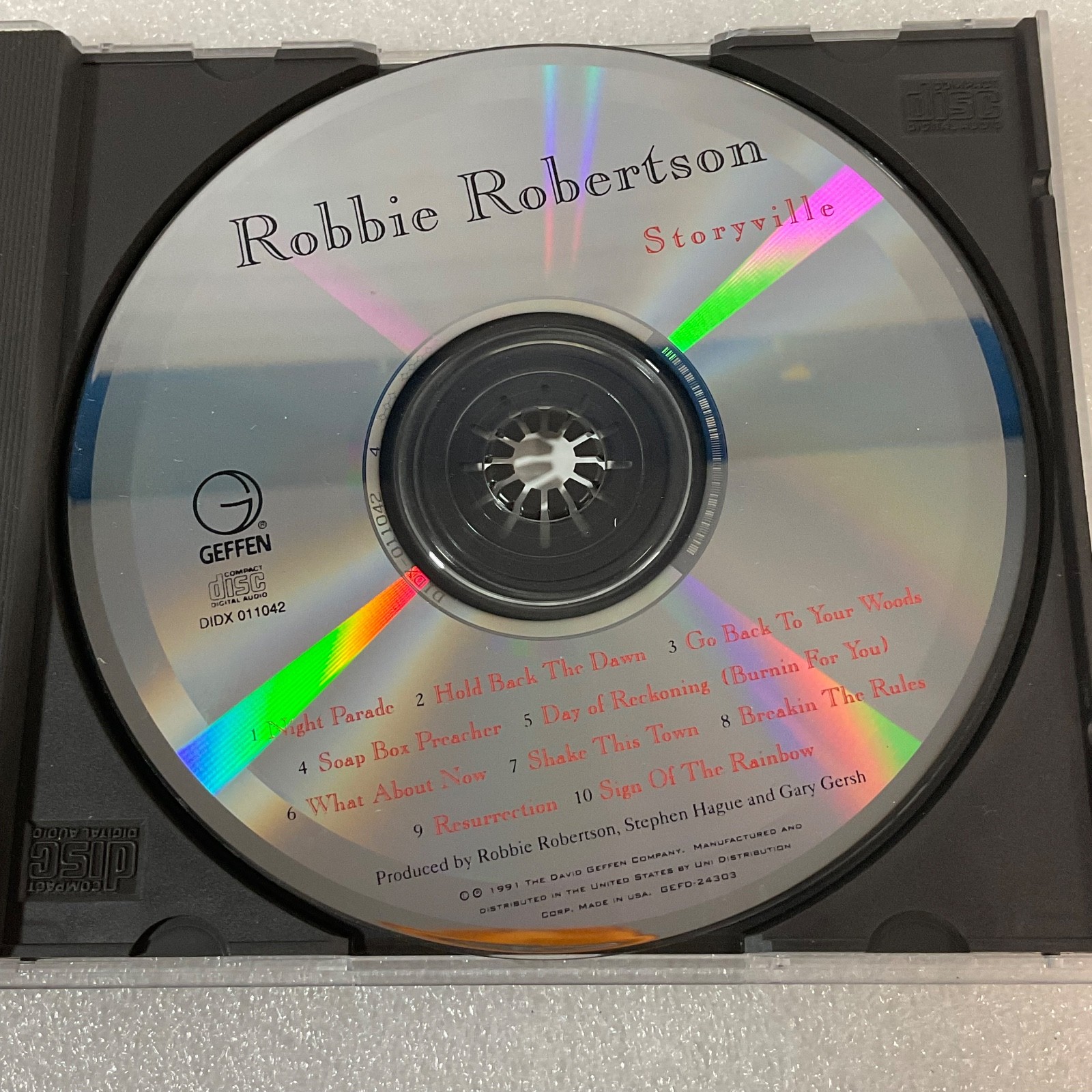 Robbie Robertson Storyville CD Album 1991 Rock Folk Blues Digi Packaging - Image 5