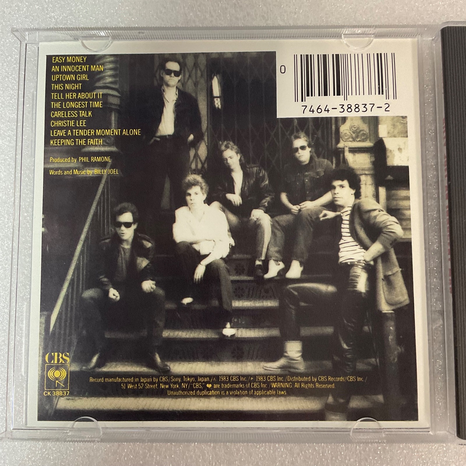 Billy Joel An Innocent Man CD CK 38837 Japan Pressing Columbia - Image 7