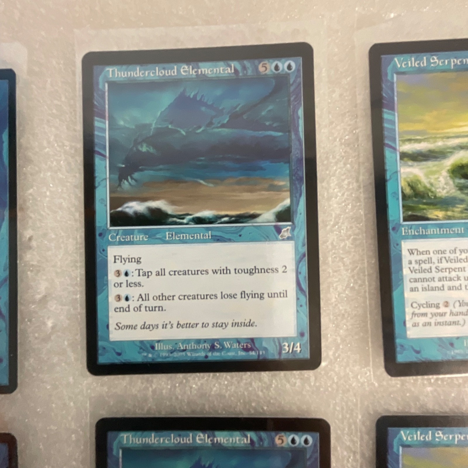 MTG Lot of 20 Mixed Sets Tidal Influence Thundercloud Elemental - Image 9