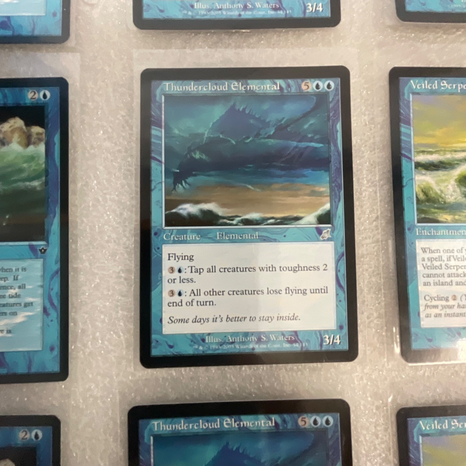 MTG Lot of 20 Mixed Sets Tidal Influence Thundercloud Elemental - Image 8