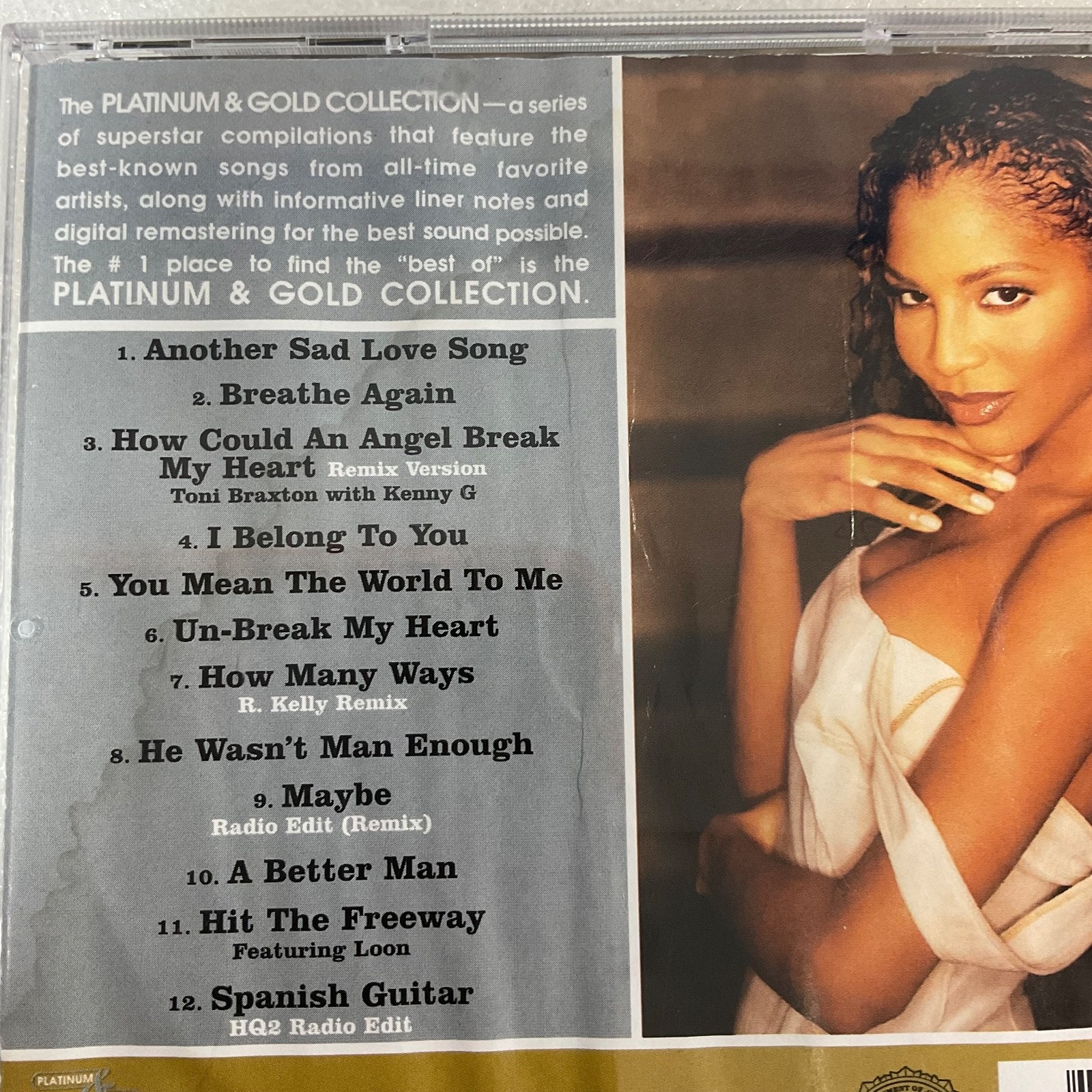 Toni Braxton Platinum & Gold Collection CD Best Of Hits Arista - Image 12