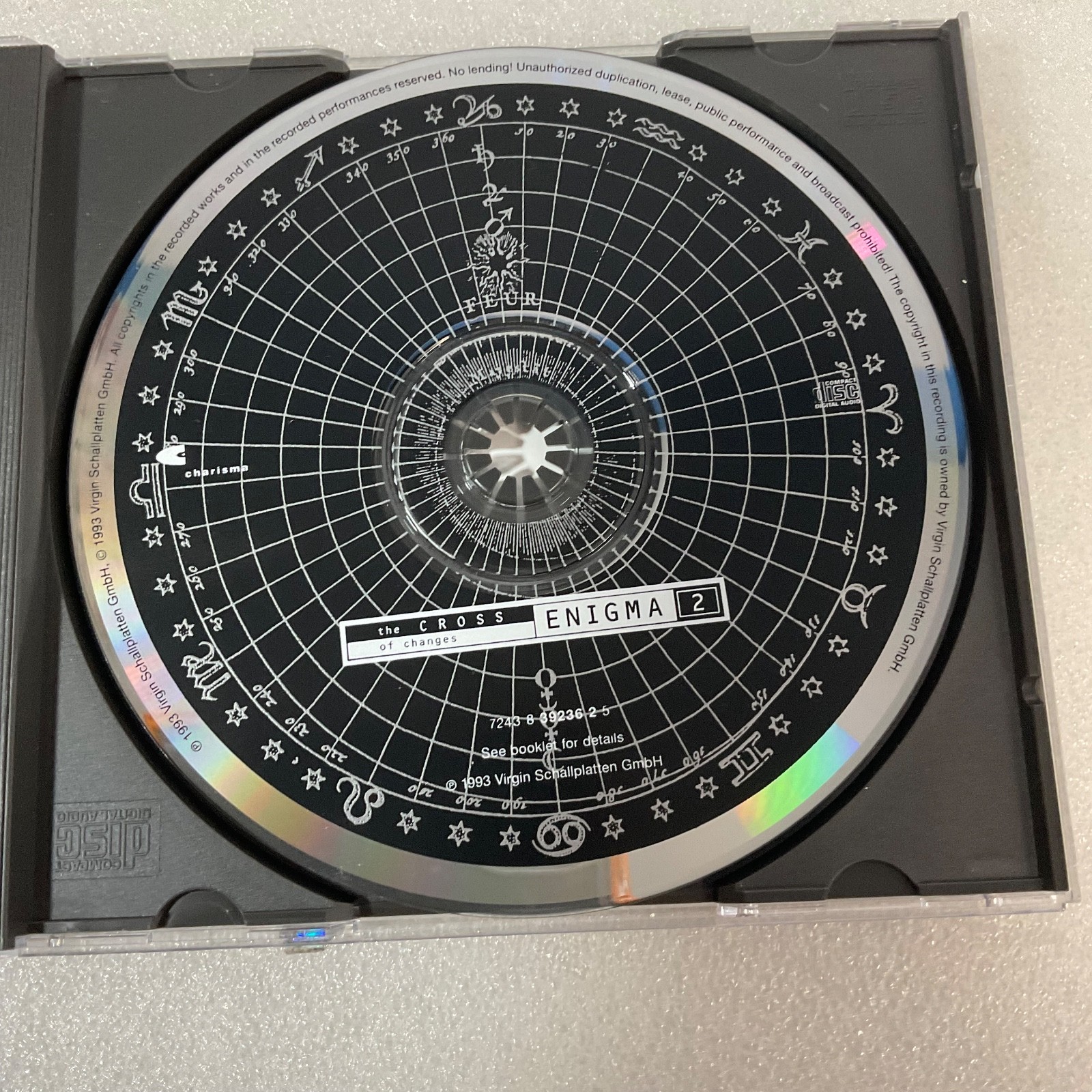 Enigma 2 The Cross of Changes CD 1993 Charisma Records Clean Disc Tested - Image 8